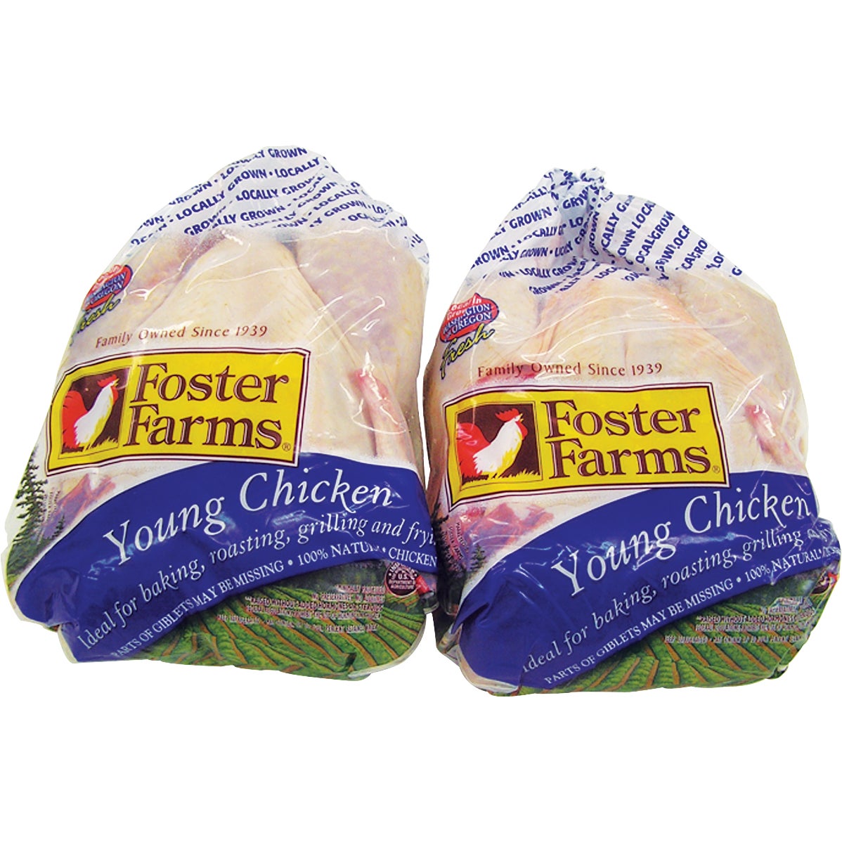 FRESH WHOLE BAGGED FRYERS PER LB