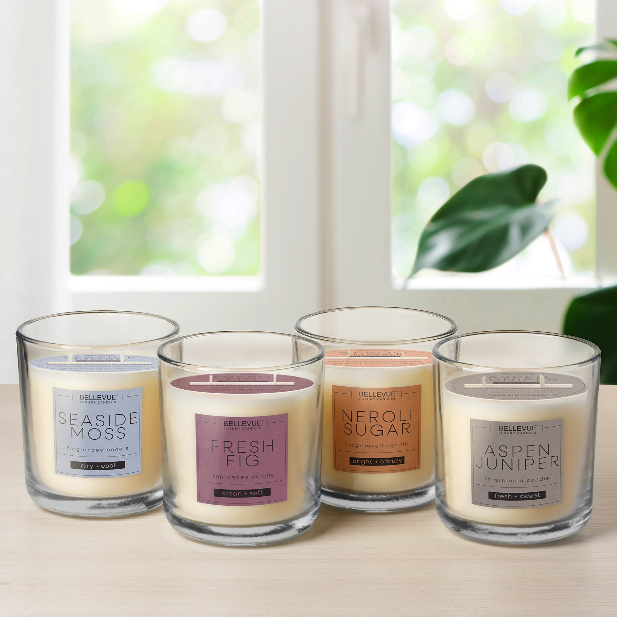 BELLEVUE CANDLES 11OZ 4 PACK