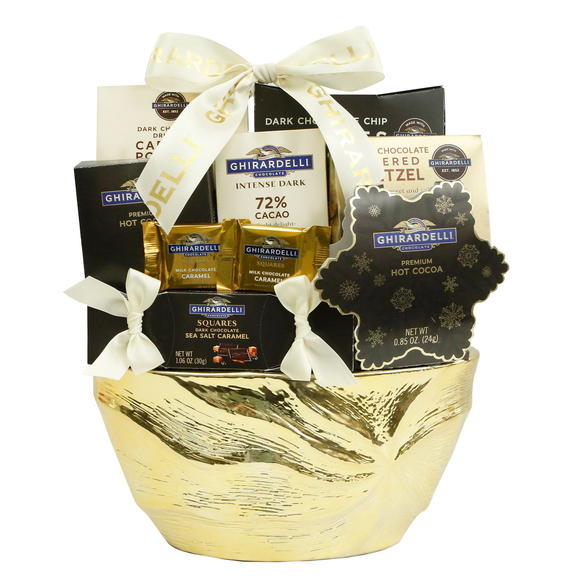 GHIRARDELLI GRAND GALA GIFT BASKET 13.75 OZ - Image 1