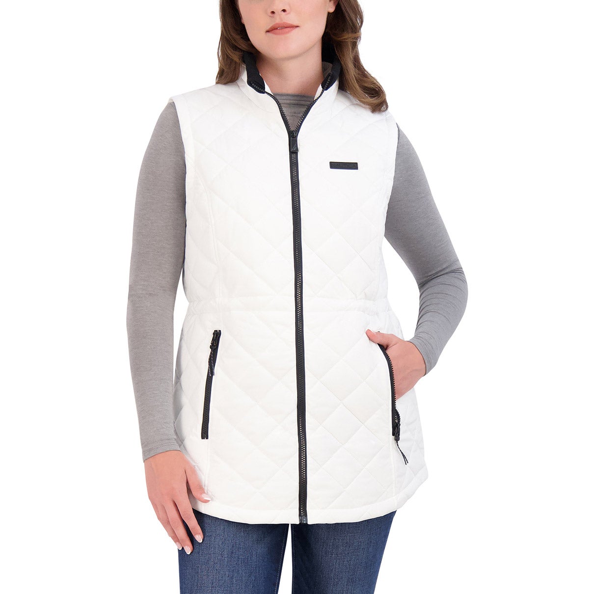 NAUTICA LADIES' QUILTED ANORAK VEST