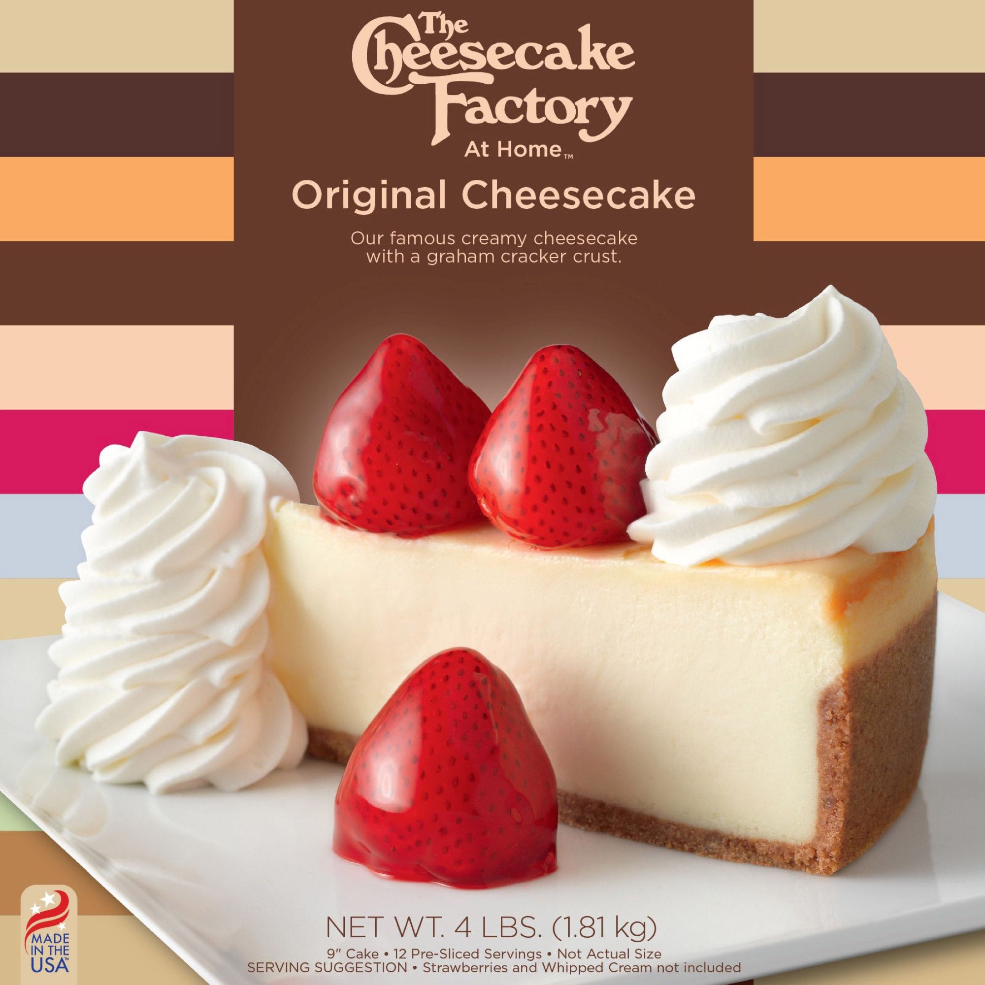 THE CHEESECAKE FACTORY ORIGINAL CHEESECAKE 4 LBS