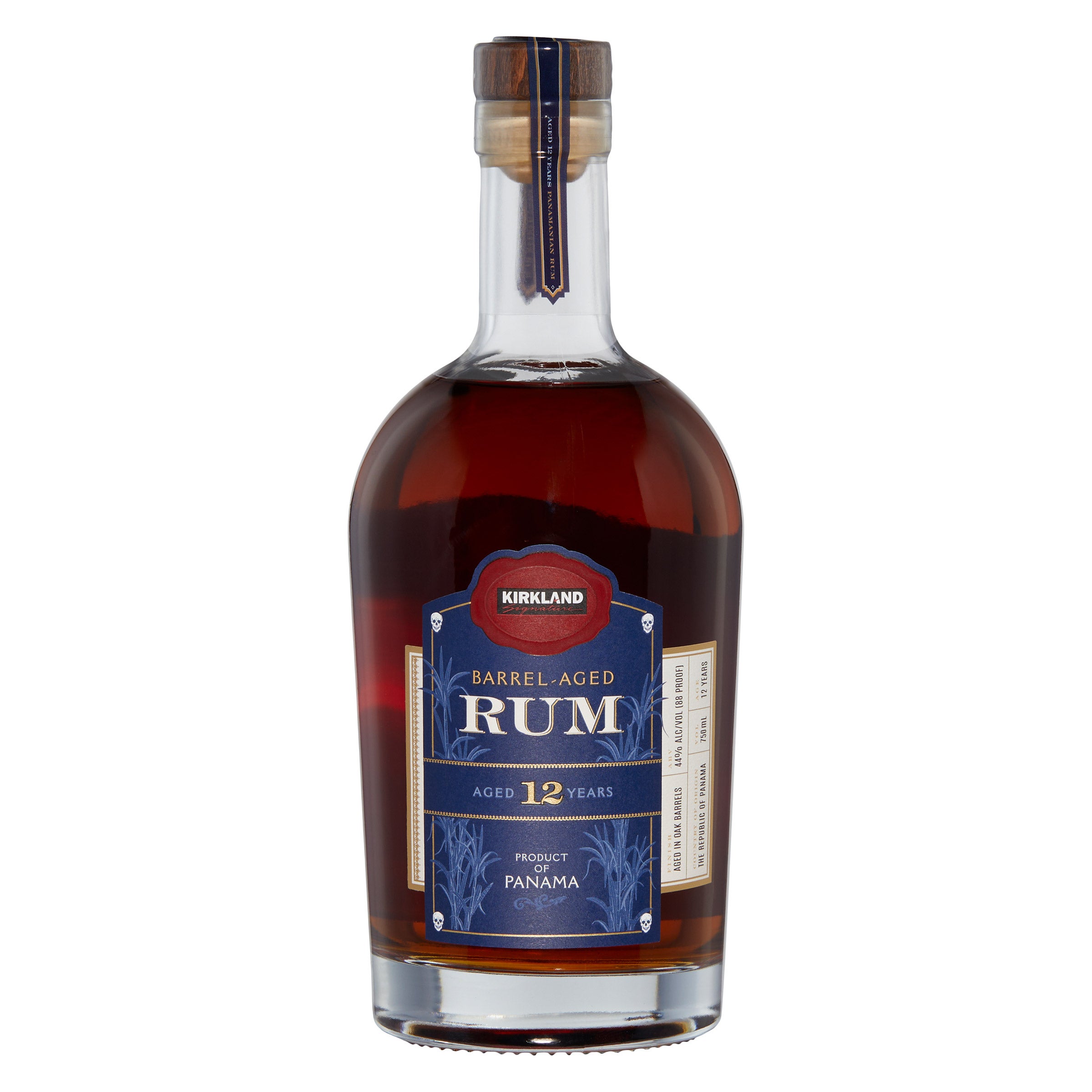 KIRKLAND SIGNATURE 12YR AGED RUM PANAMA 750ML - Image 1