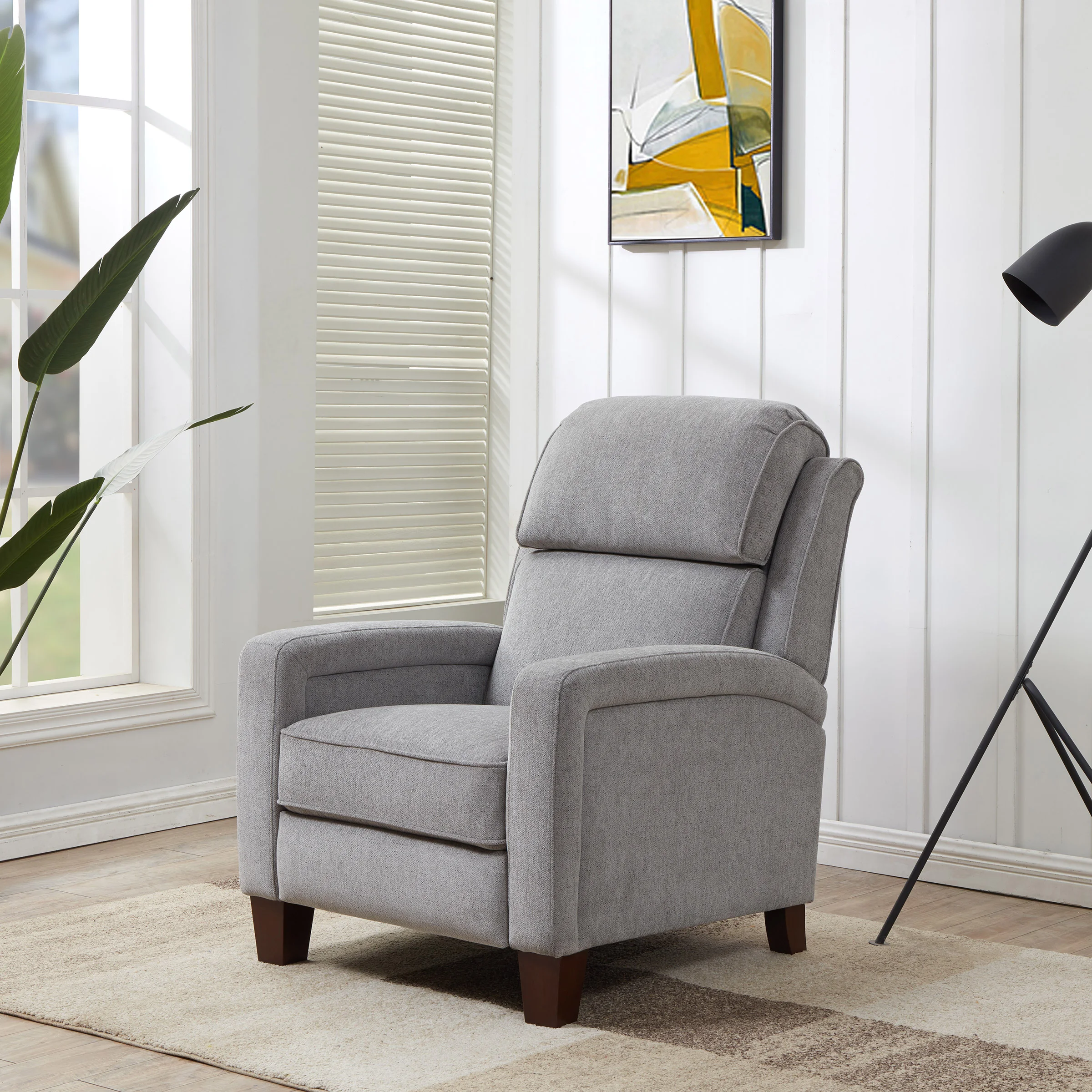 WESSEN FABRIC PUSHBACK RECLINER - Image 1