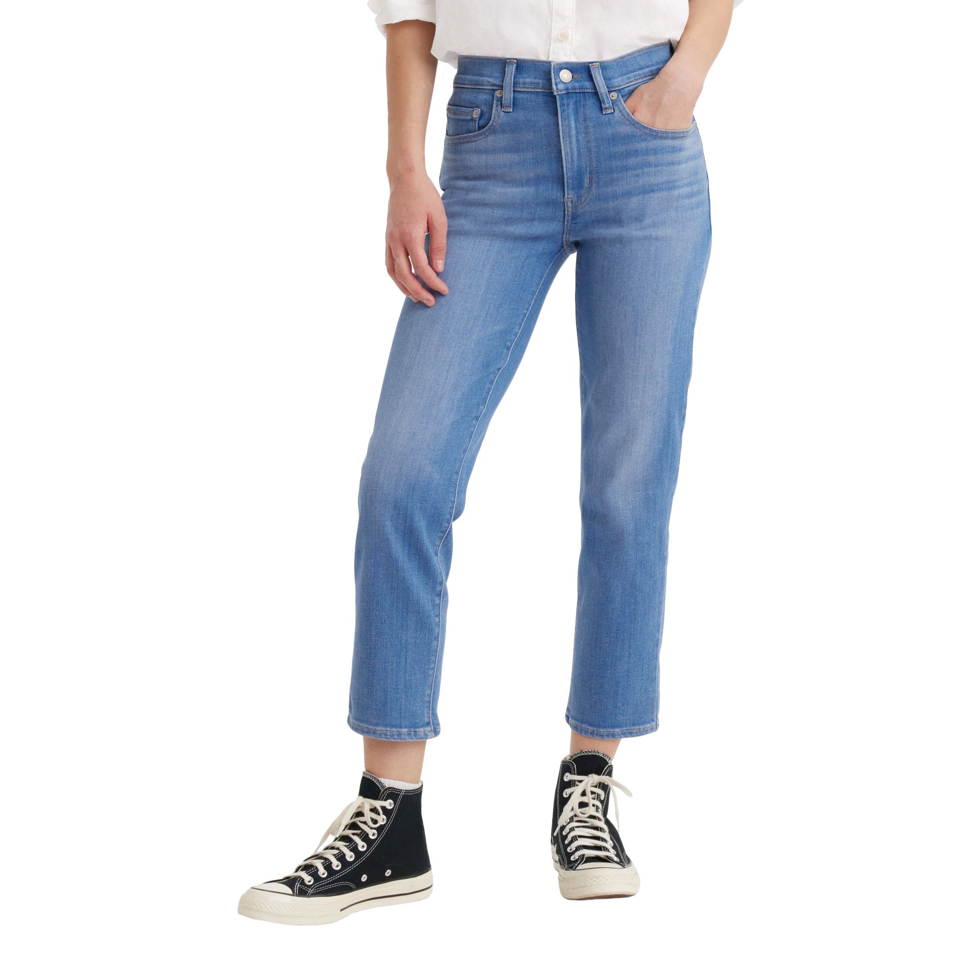 LEVI'S LADIES' 724 HIGH RISE CROP JEAN