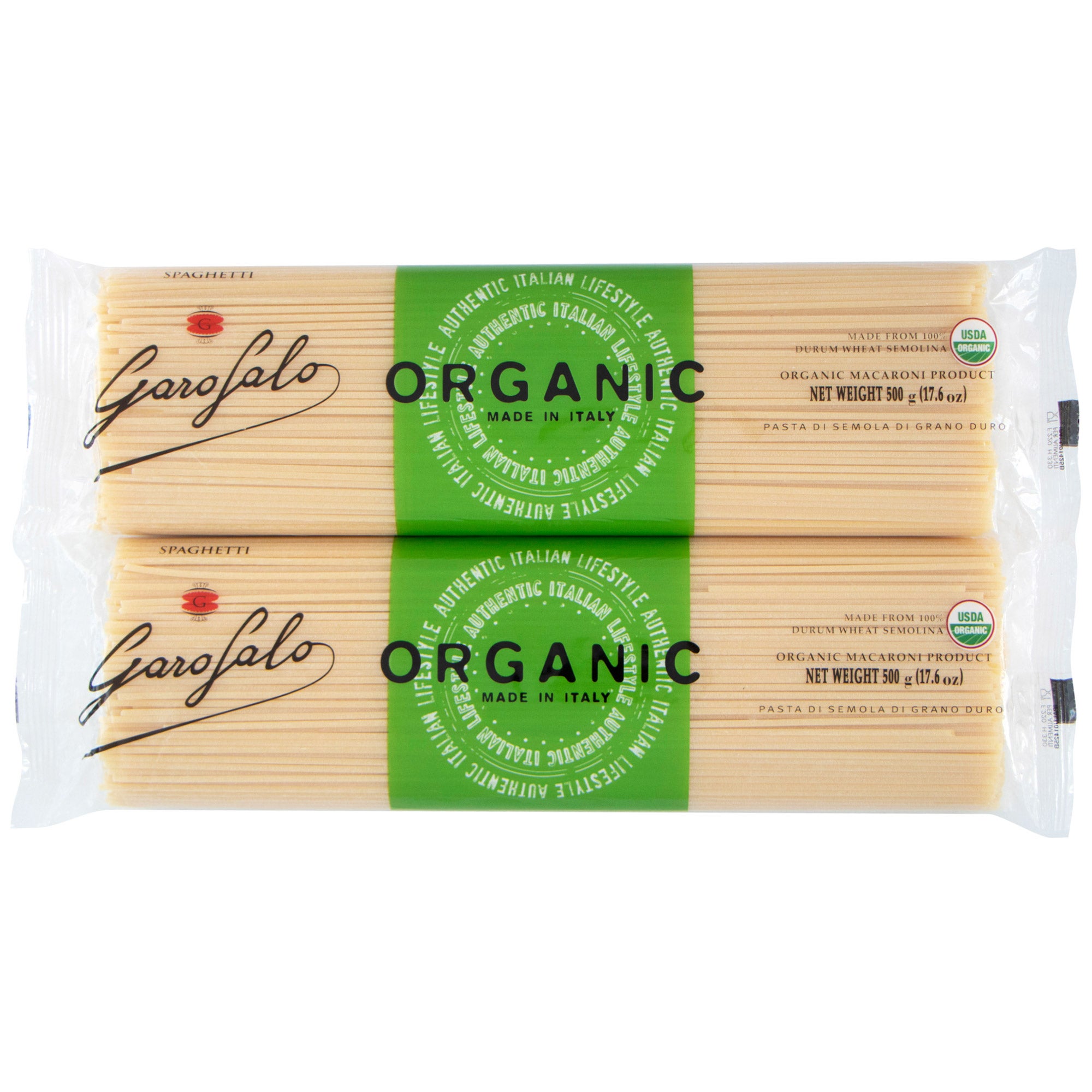 GAROFALO ORGANIC SPAGHETTI 8/1.1 LB - Image 1