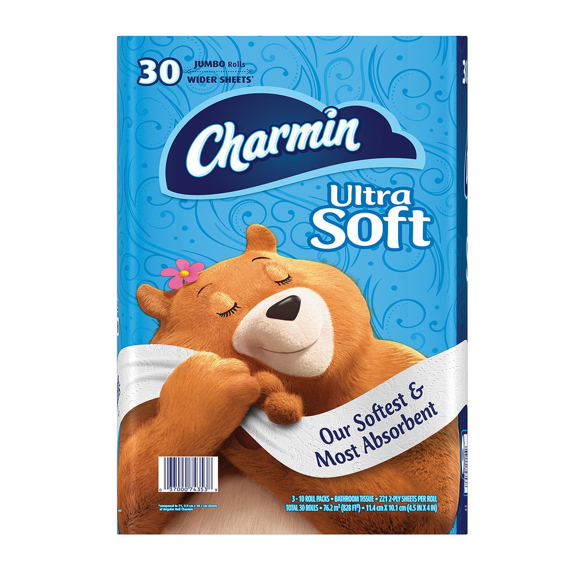 CHARMIN ULTRA SOFT TALL PACK 30 ROLLS / 221 SHEETS - Image 1