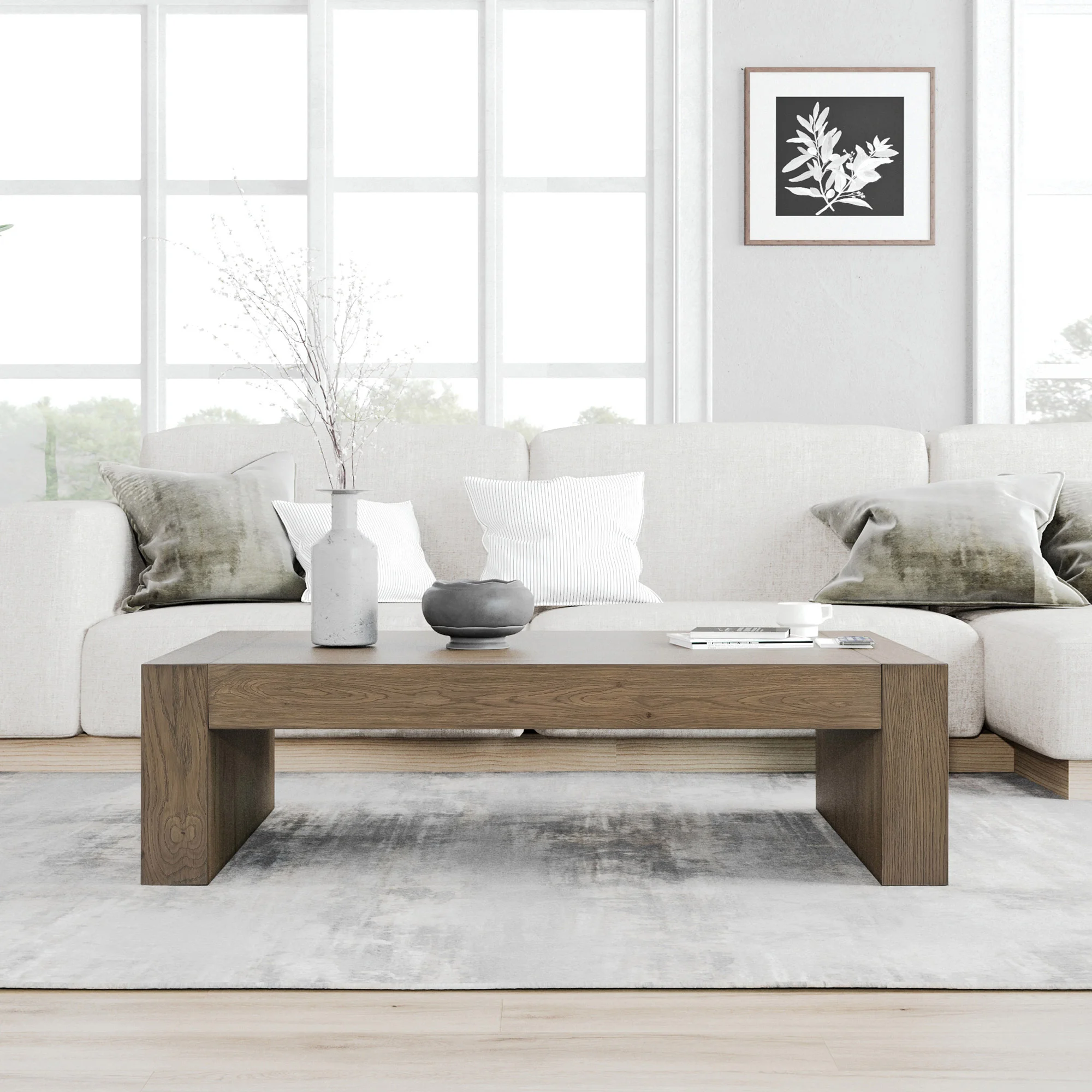 PIKE & MAIN JAXON 55¨ COFFEE TABLE - Image 1