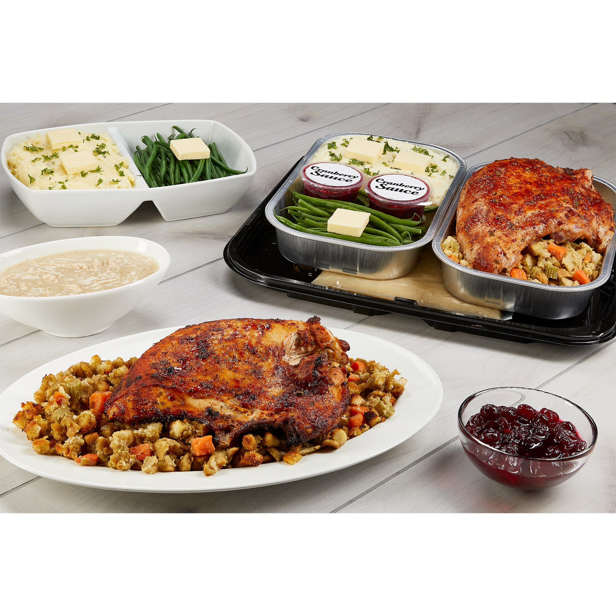 TURKEY DINNER KIT W/ STUFFING & GRAVY PER LB