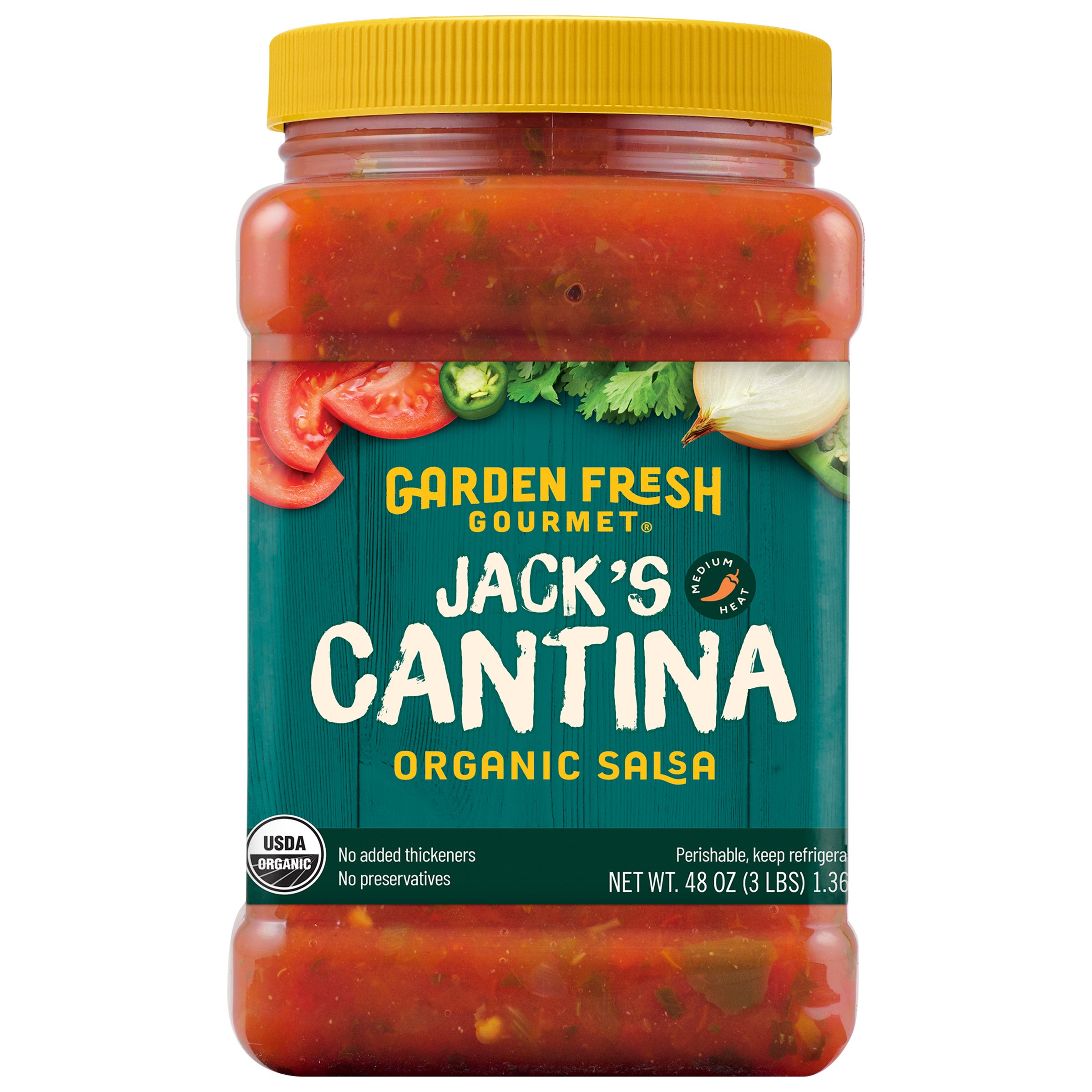 JACK'S ORGANIC CANTINA SALSA 48 OZ - Image 1