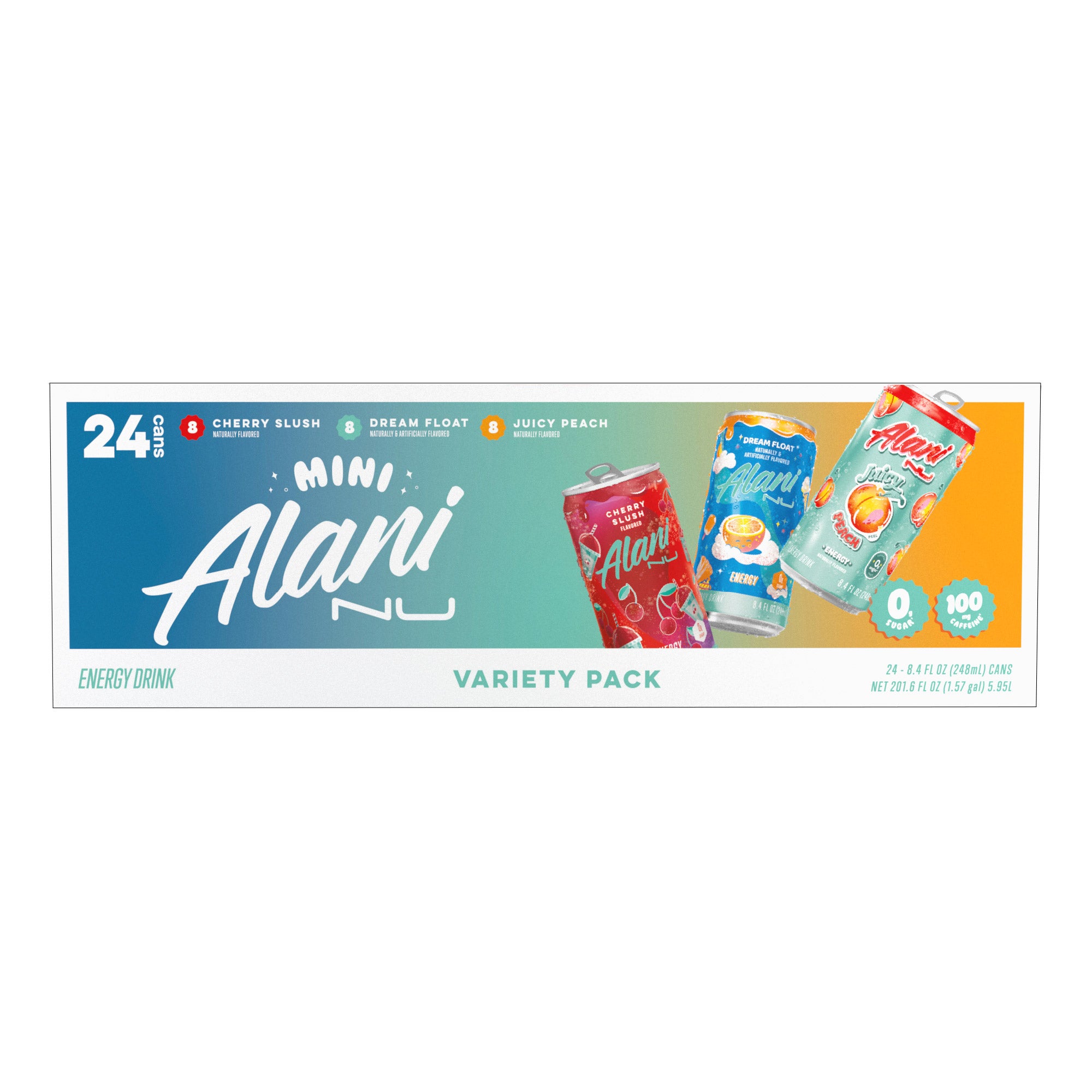 ALANI NU ENERGY VARIETY PACK MINI'S 24 CT / 8.4 OZ - Image 1