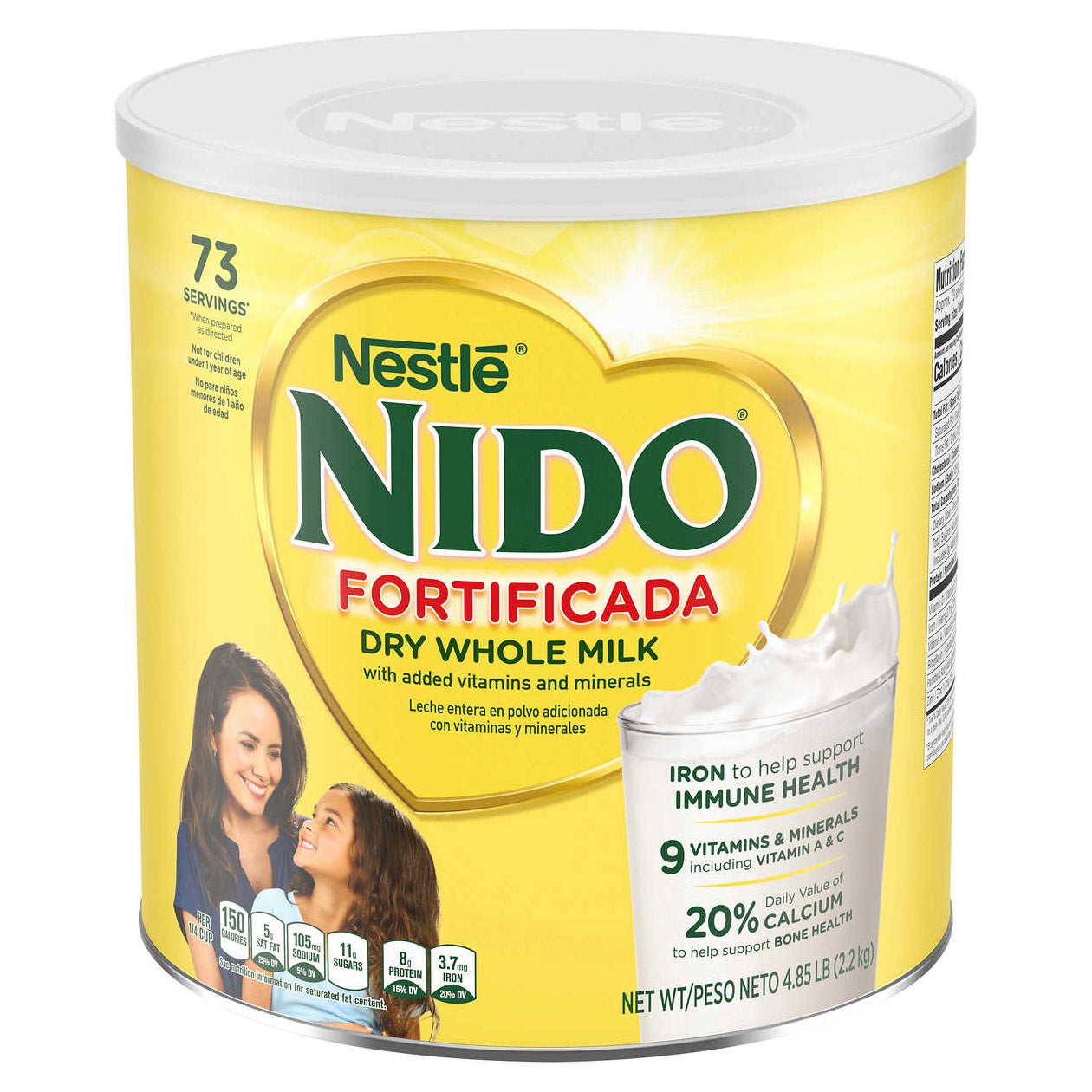 NESTLE NIDO FORTIFICADA 77.6 OZ (4.85 LBS) - Image 1