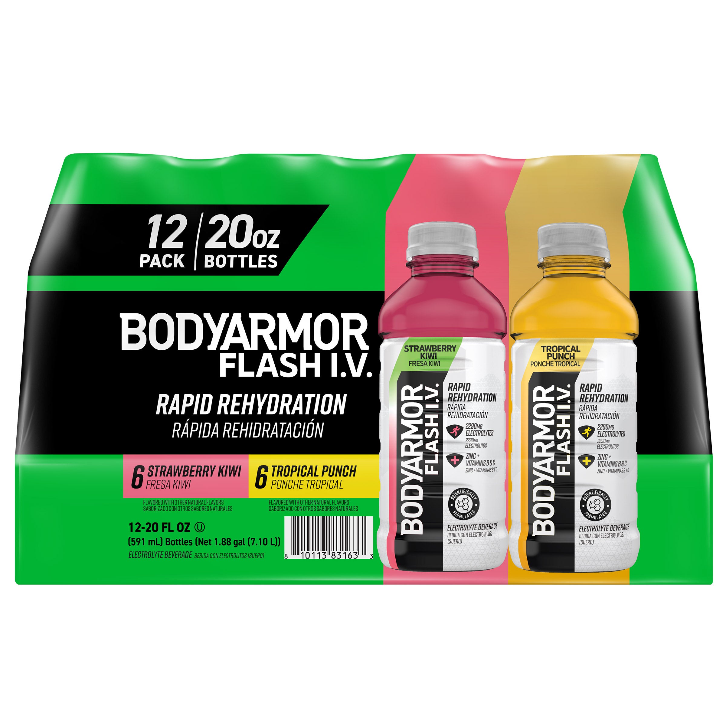 BODY ARMOR FLASH I.V. VARIETY 12 CT / 20 OZ - Image 1