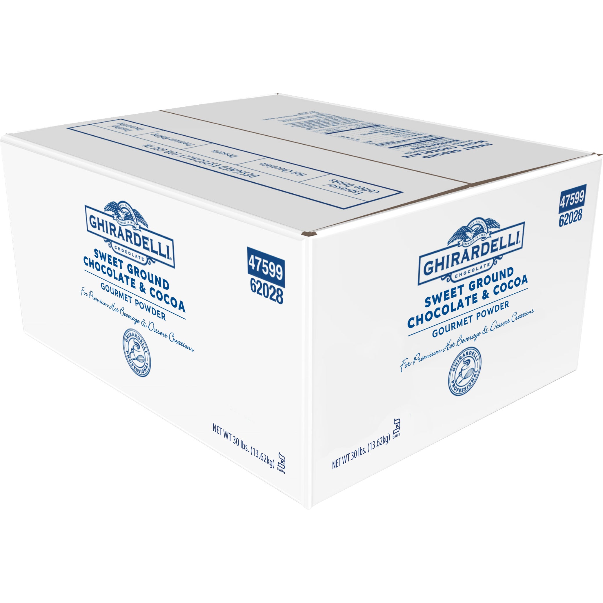 GHIRARDELLI SWEET GROUND CHOCOLATE 30 LB