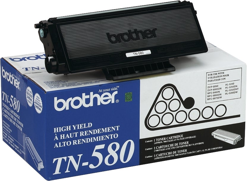 BROTHER TONER CARTRIDGE BLACK, M#TN580
