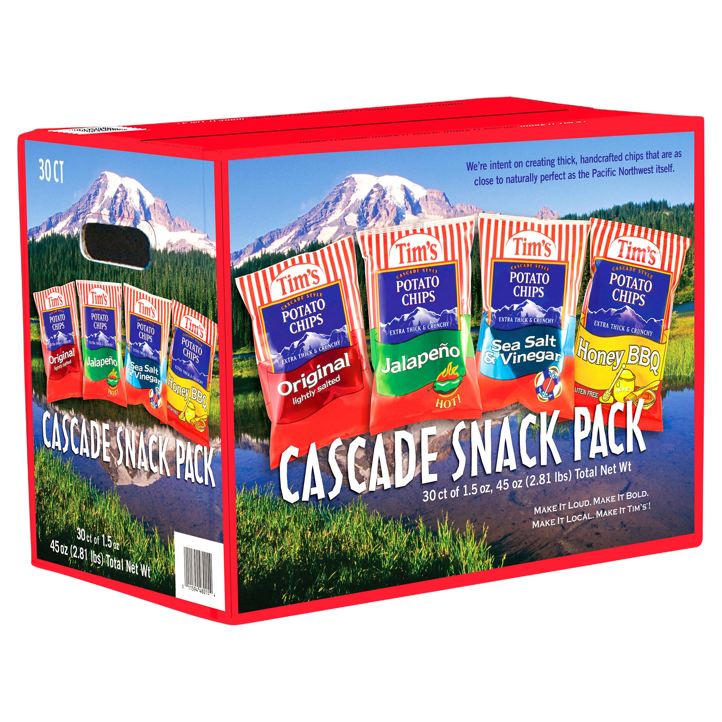 TIM'S CASCADE CASCADE SNACK PACK 30 CT/1.5 OZ - Image 1