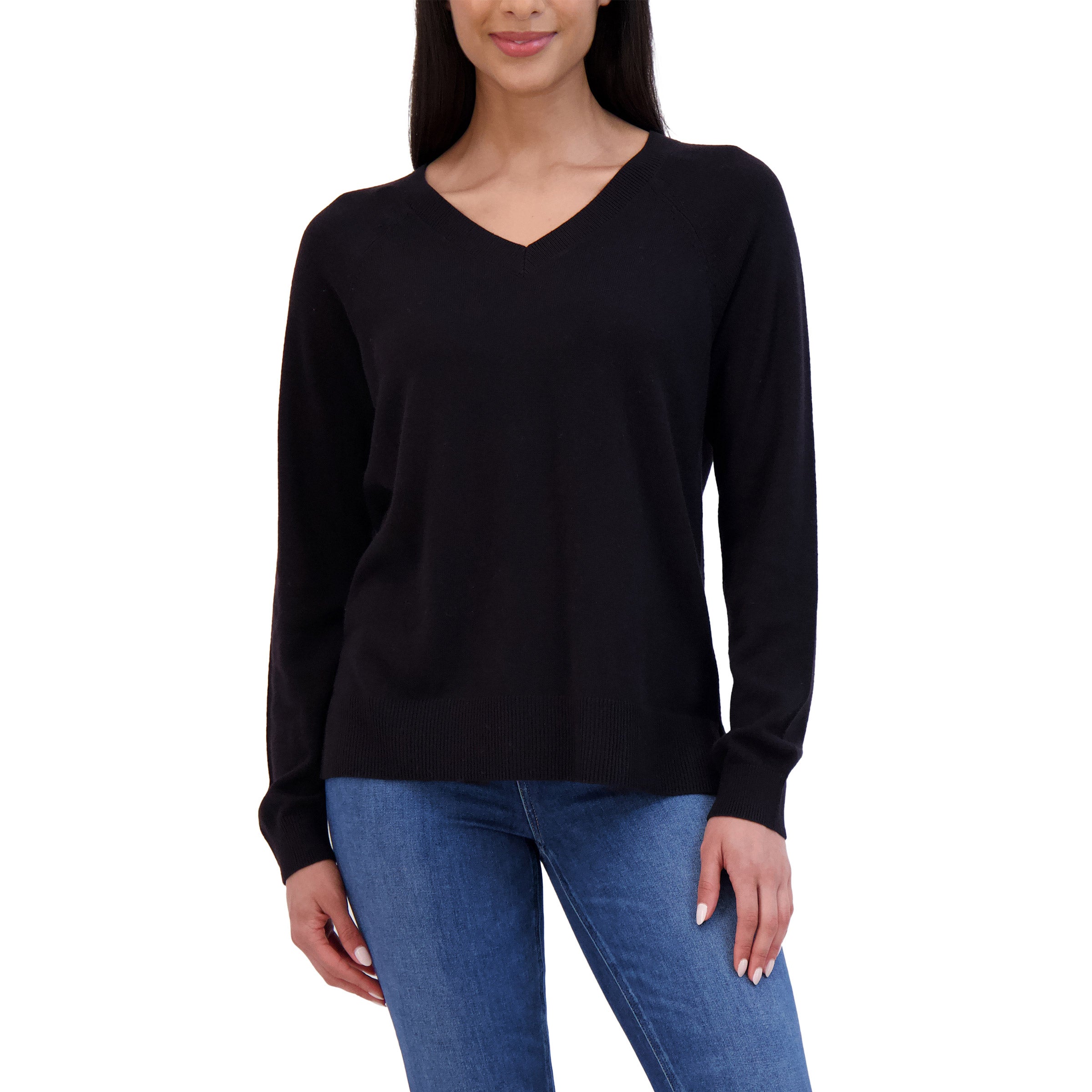 LUCKY BRAND WOMEN'S V-NECK SWEATER - Image 1
