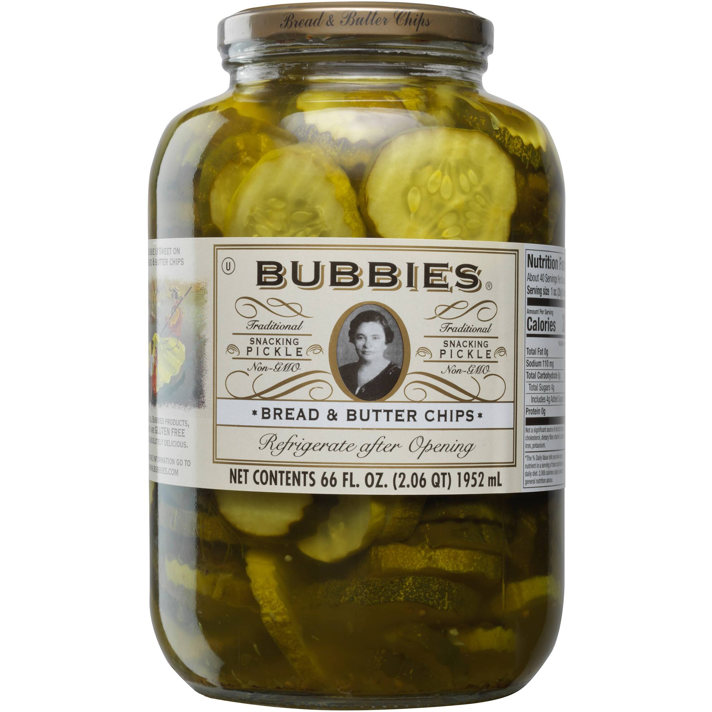 BUBBIES BREAD AND BUTTER CHIPS 66 OZ - Image 1