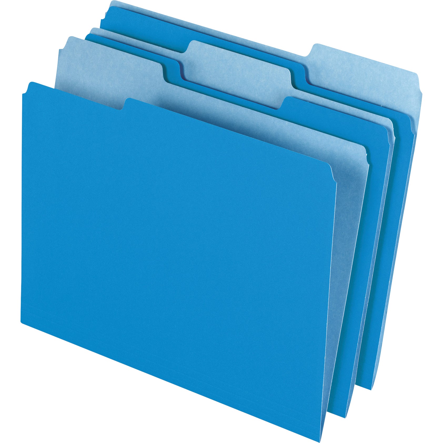 PENDAFLEX BLUE TOP TAB FILE FLD LTR PFX15213BLU 100CT