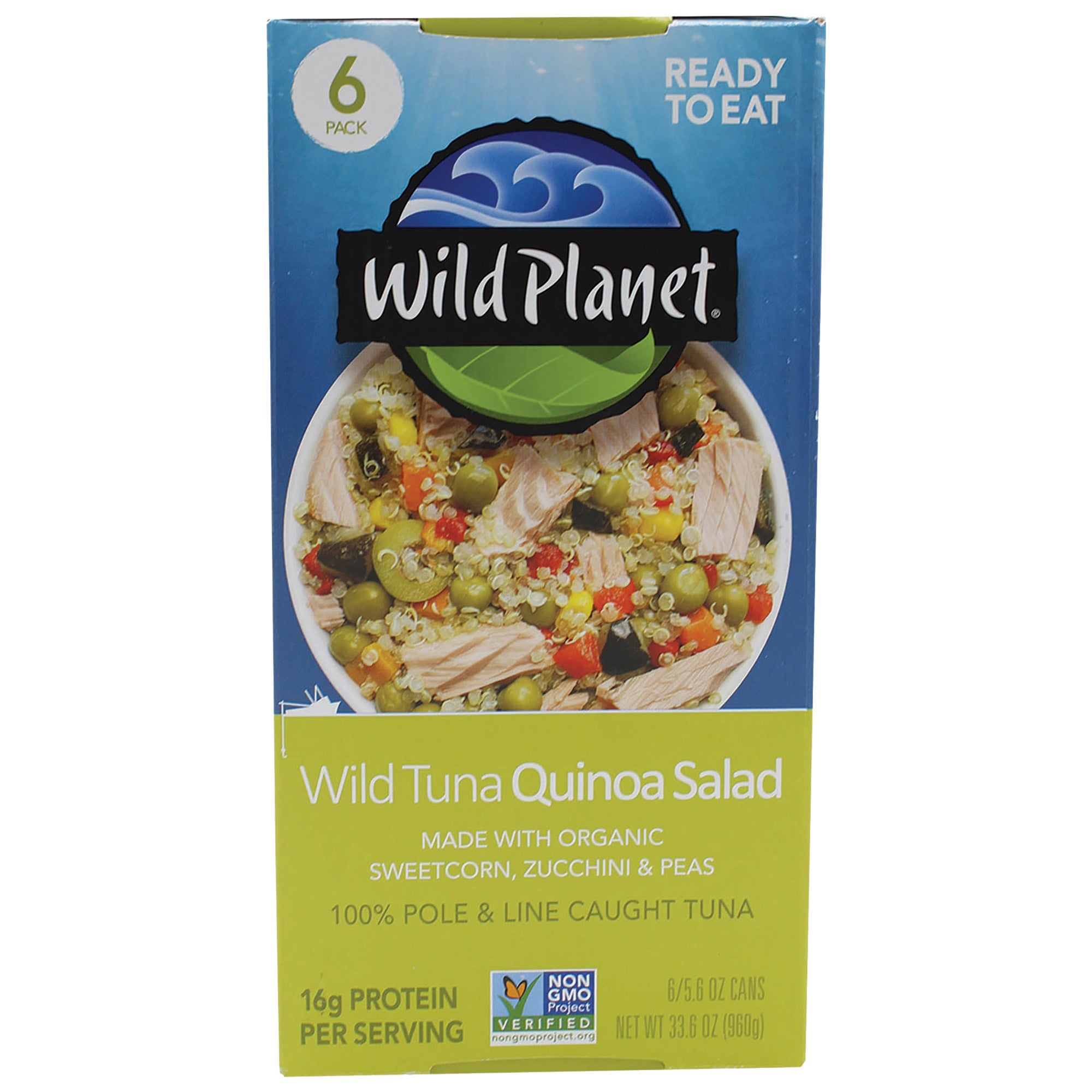 WILD PLANET TUNA QUINOA SALAD 6/5.6 OZ (2.06 LBS)