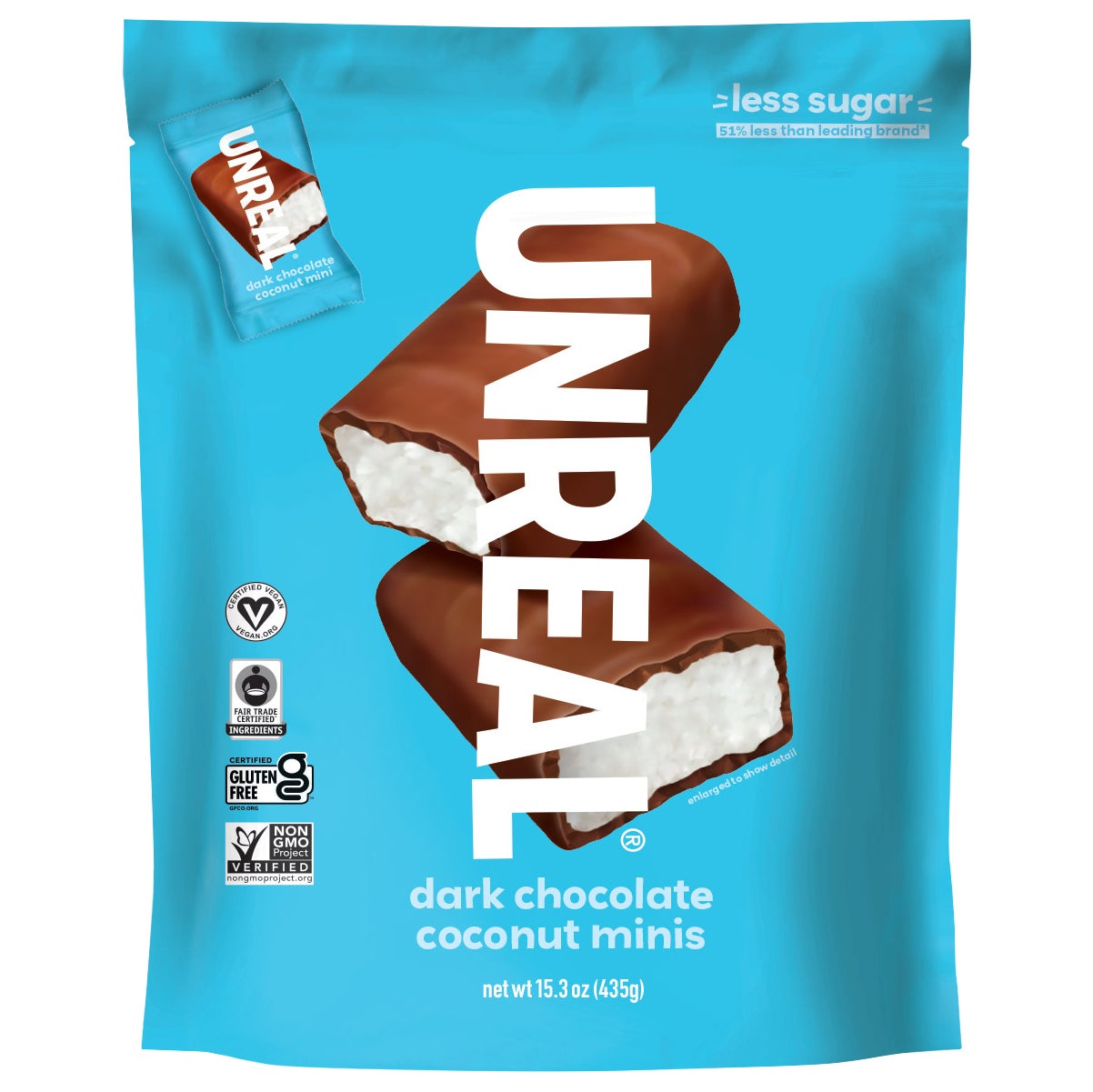 UNREAL DARK CHOCOLATE COCONUT MINIS 15.3OZ