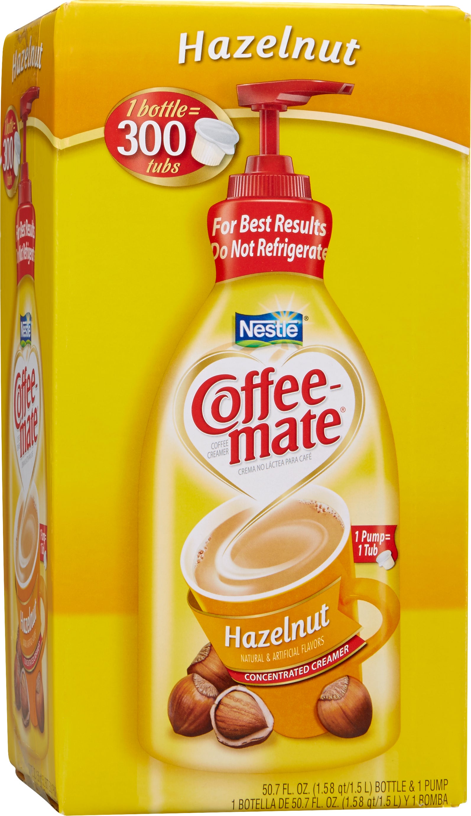 COFFEE-MATE HAZELNUT CREAMER 50.7 OZ - Image 1