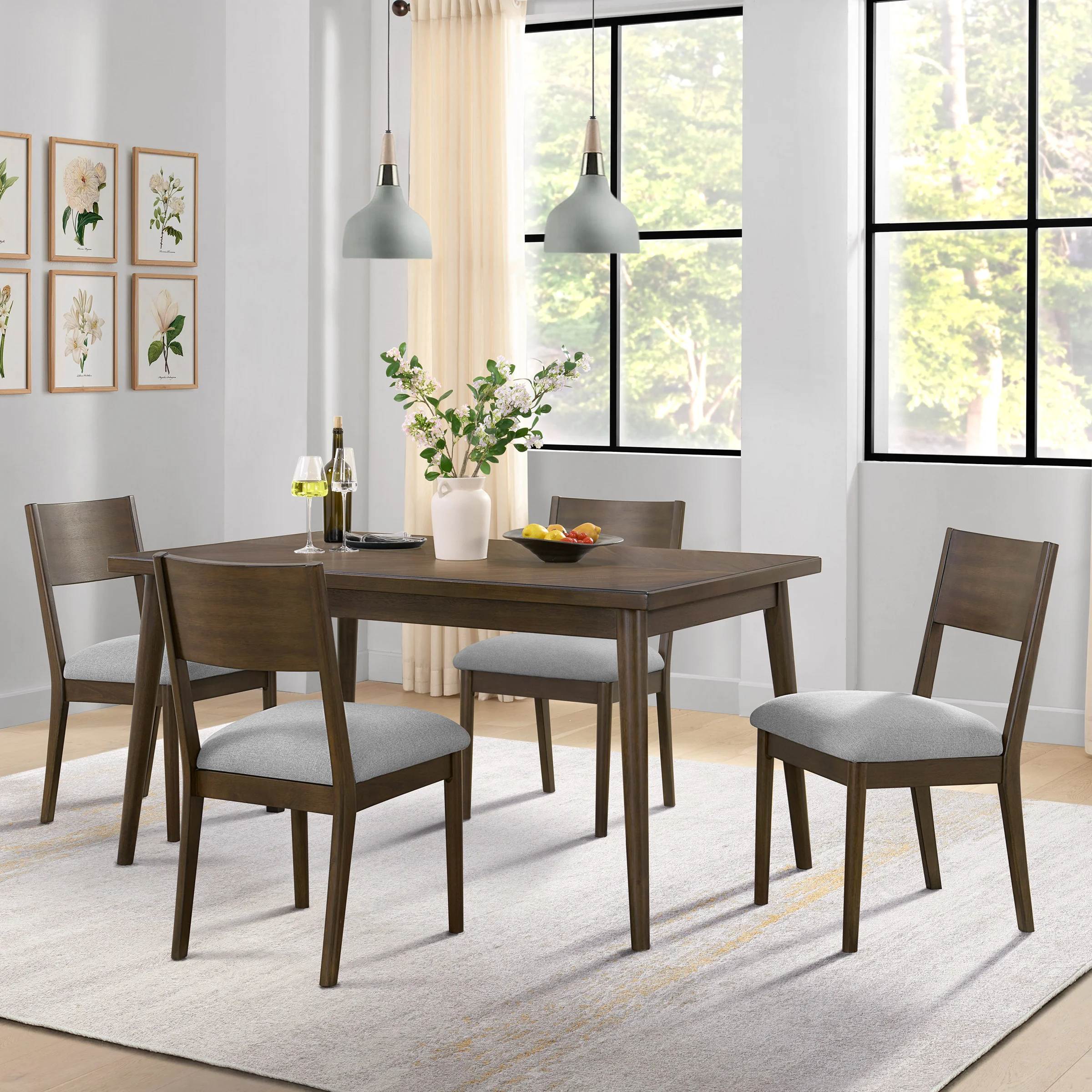 NORTHRIDGE HOME CLARE VALLEY 5-PIECE DINING SET