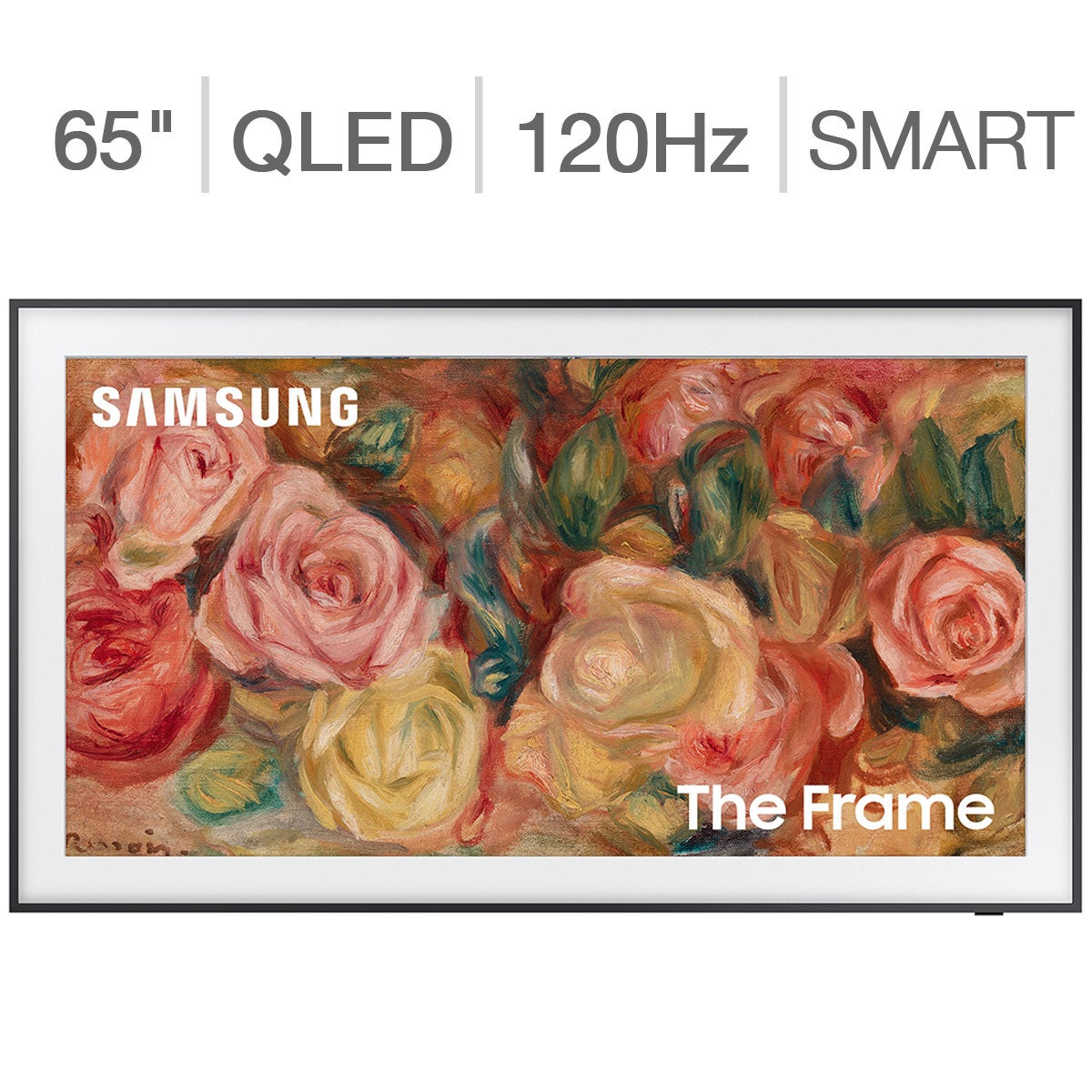 SAMSUNG THE FRAME 65¨ CLASS (64.5¨ DIAG) 4K UHD QLED SMART TV