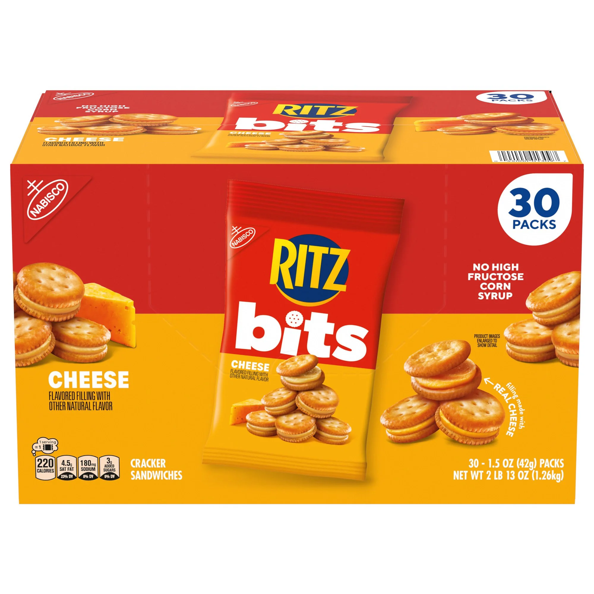 NABISCO RITZ BITS CHEESE 30 CT