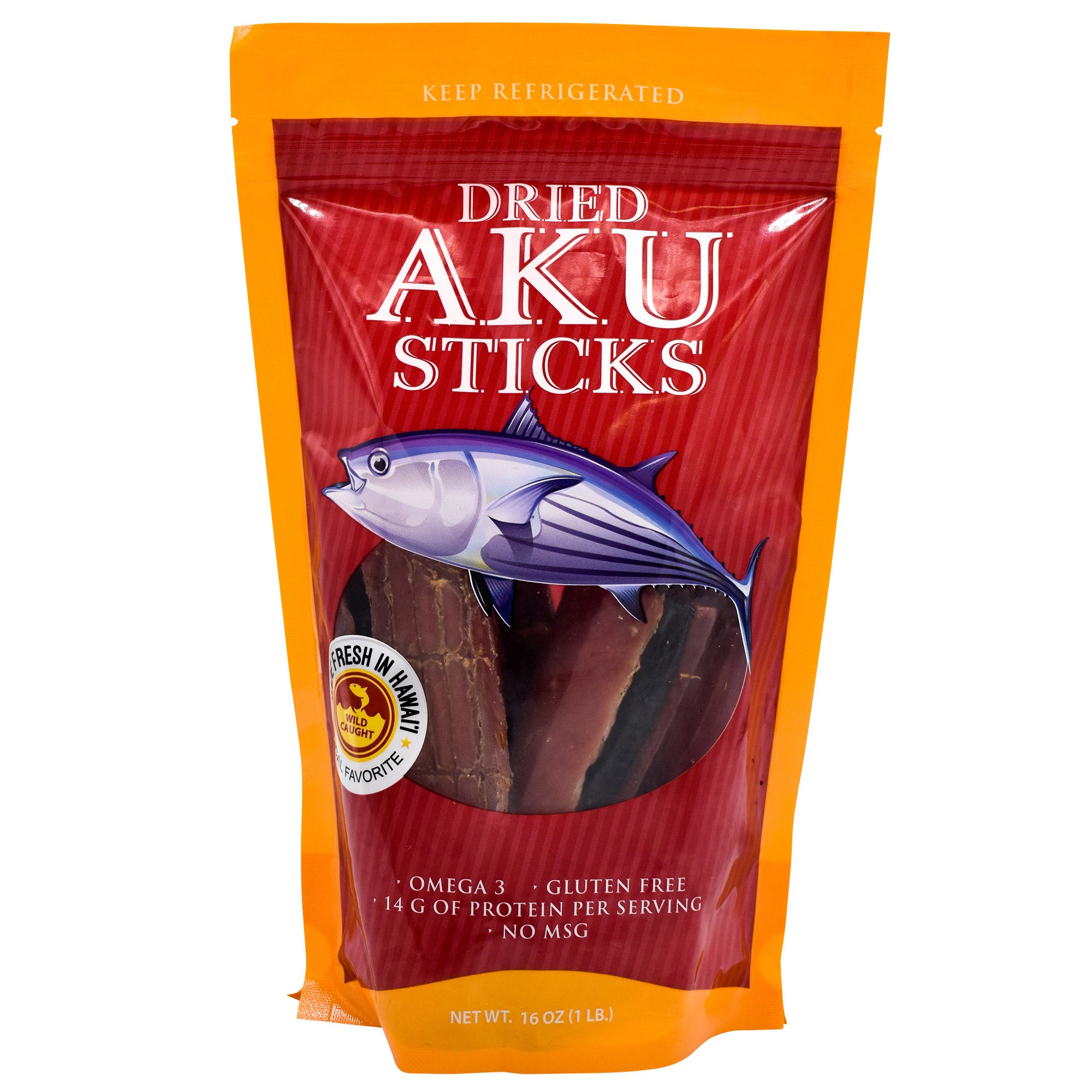 HILO FISH COMPANY DRIED AKU NET WT 1LB - Image 1