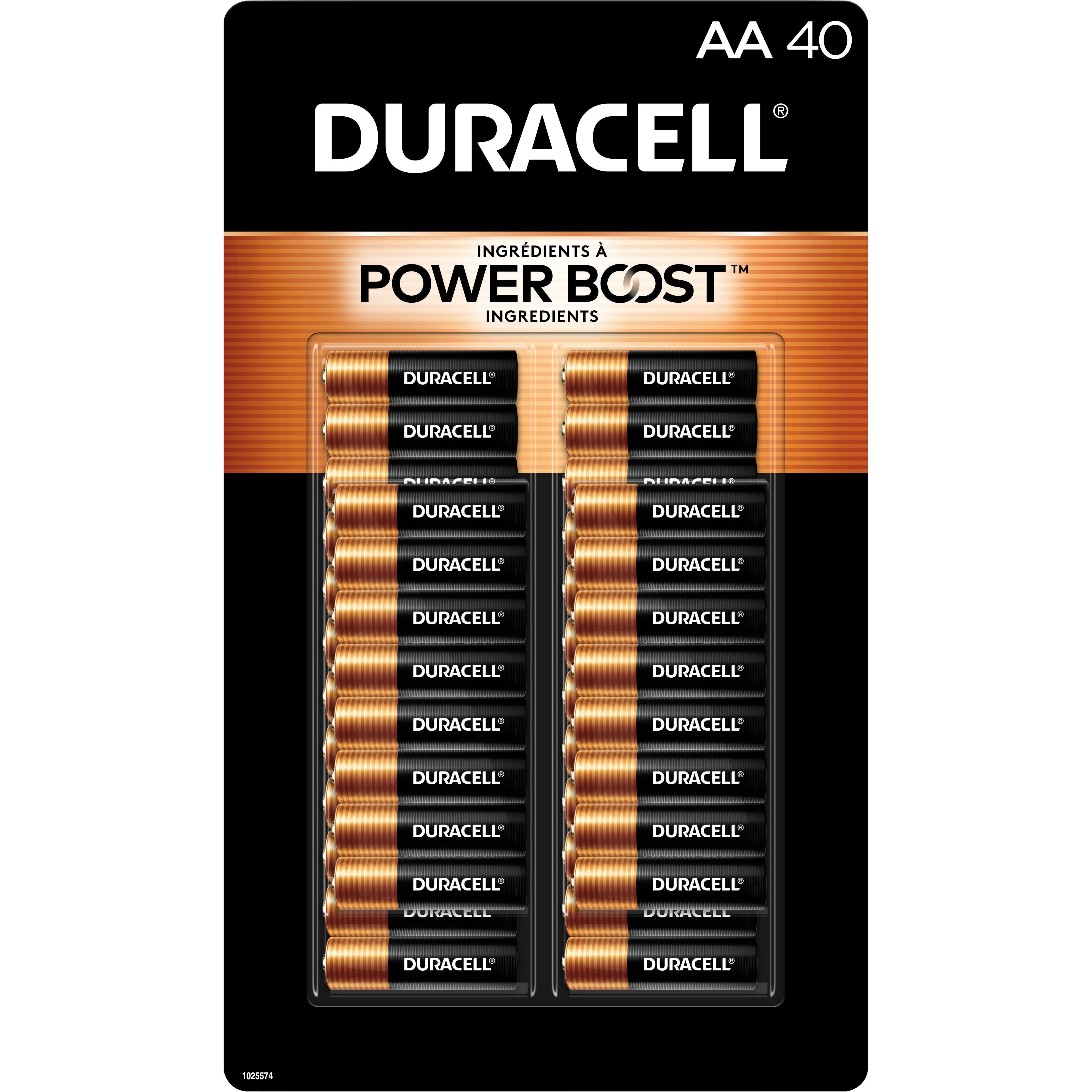 DURACELL AA BATTERIES ALKALINE 40 CT