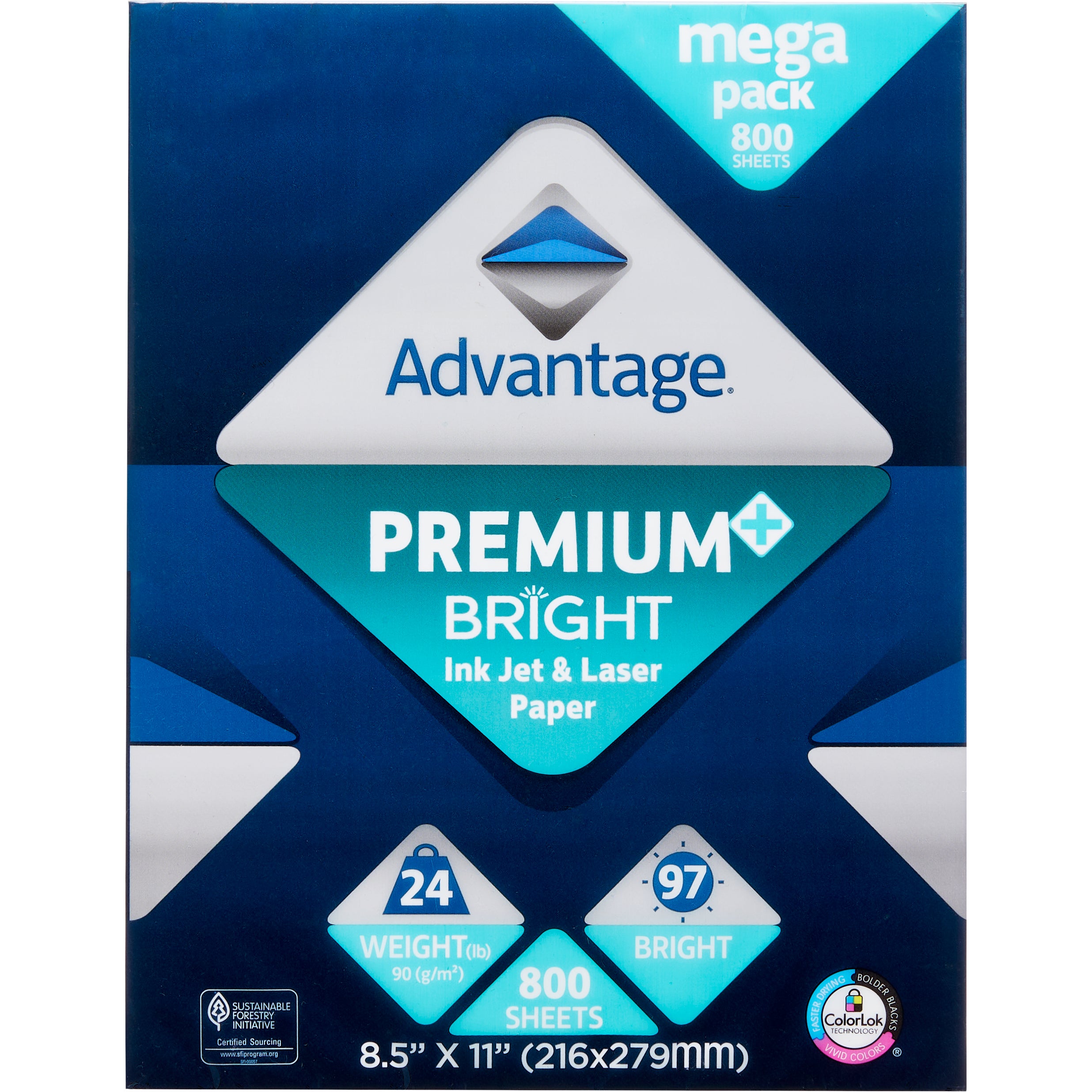 ADVANTAGE MULTI-PURPOSE PAPER 8.5¨X11¨ 800 SHEETS - Image 1