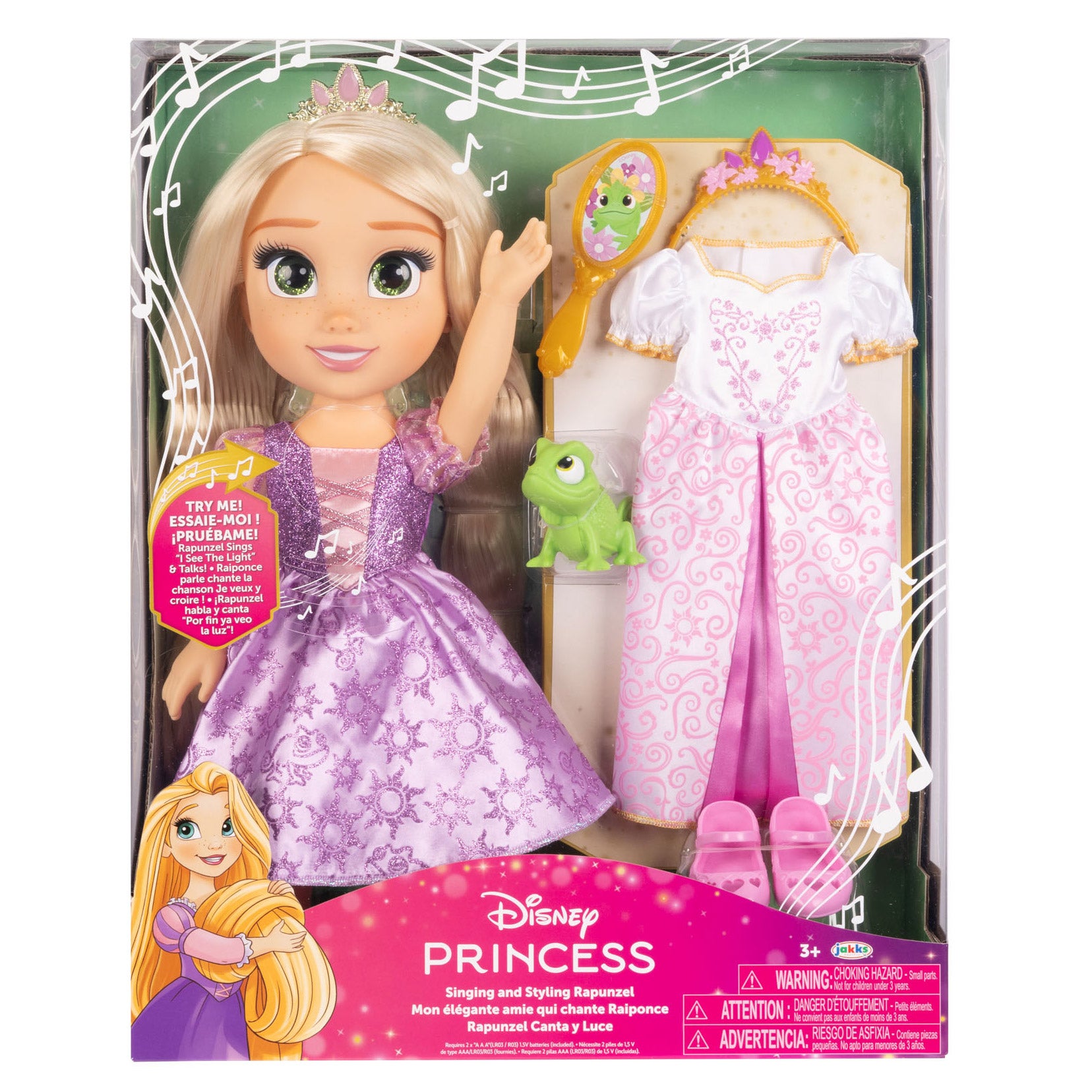 DISNEY PRINCESS SINGING DOLLS RAPUNZEL - Image 1