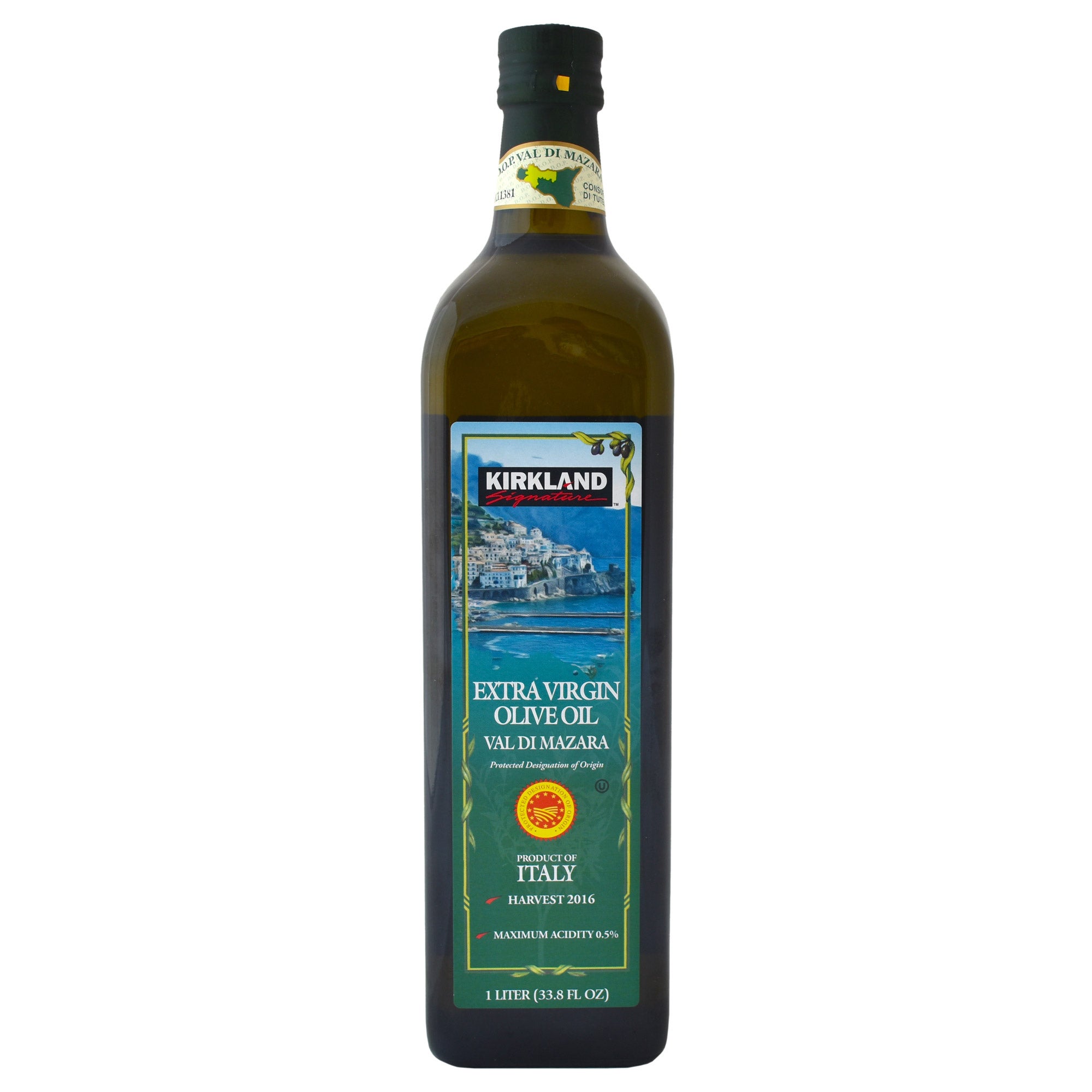 KIRKLAND SIGNATURE VAL DI MAZARA EXTRA VIRGIN OLIVE OIL 1 LTR - Image 1