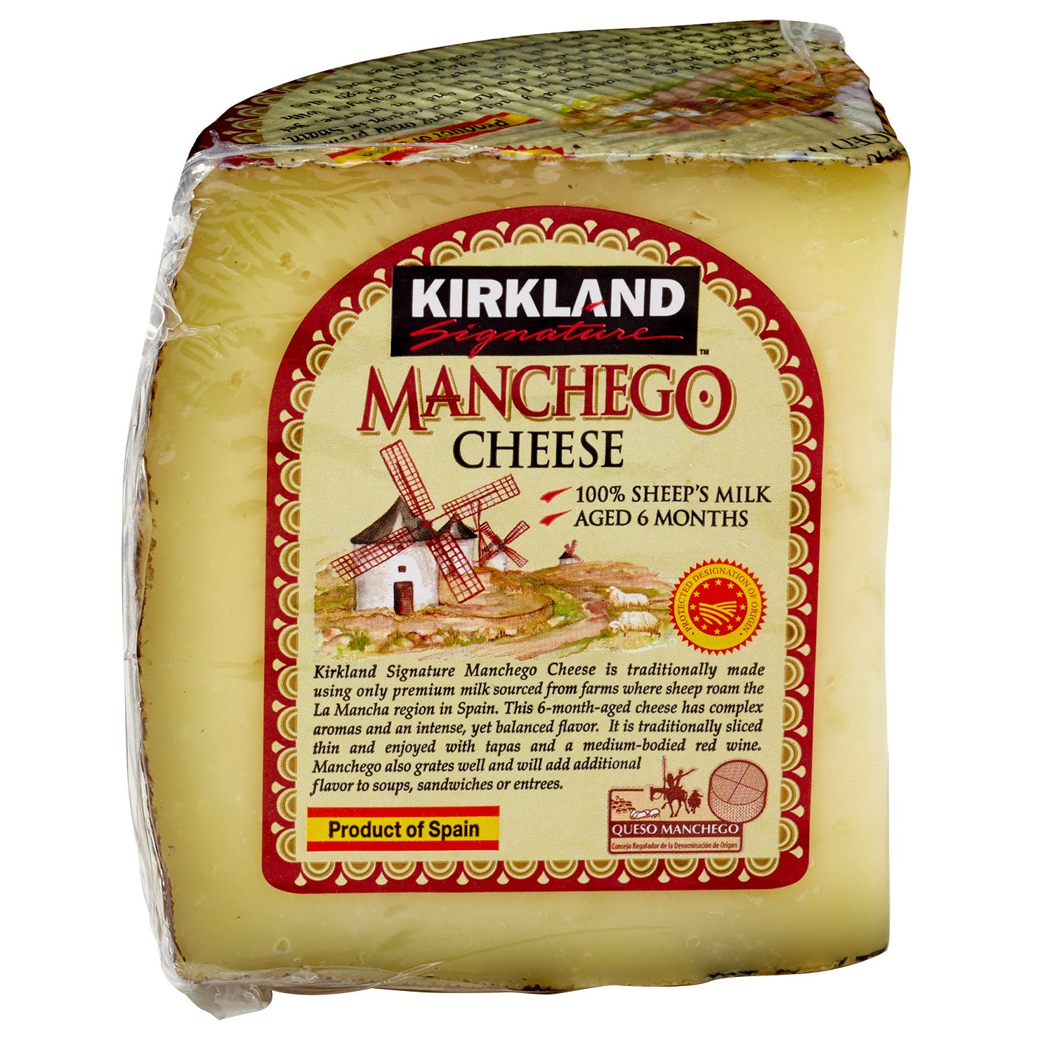 KIRKLAND SIGNATURE SPANISH MANCHEGO 6 MO PER POUND