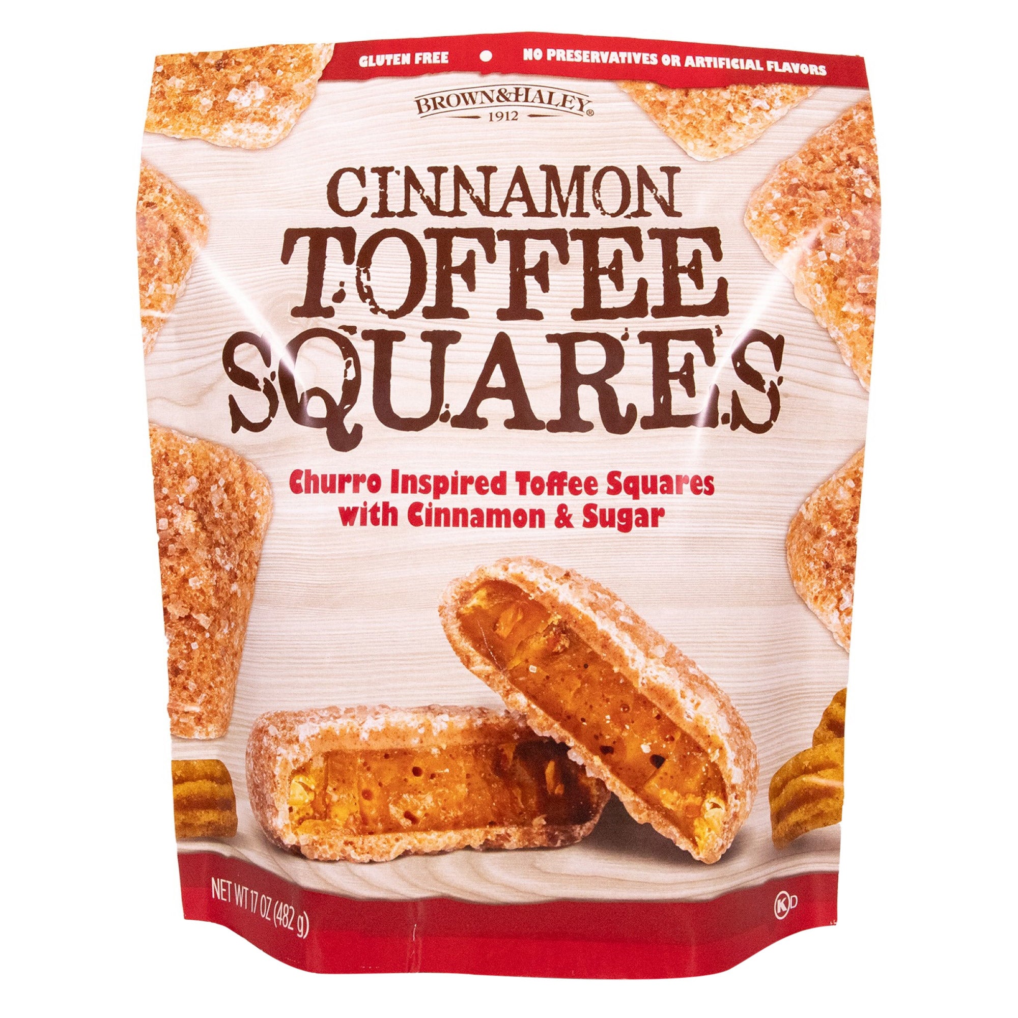BROWN & HALEY CINNAMON TOFFEE SQUARE 17 OUNCES - Image 1