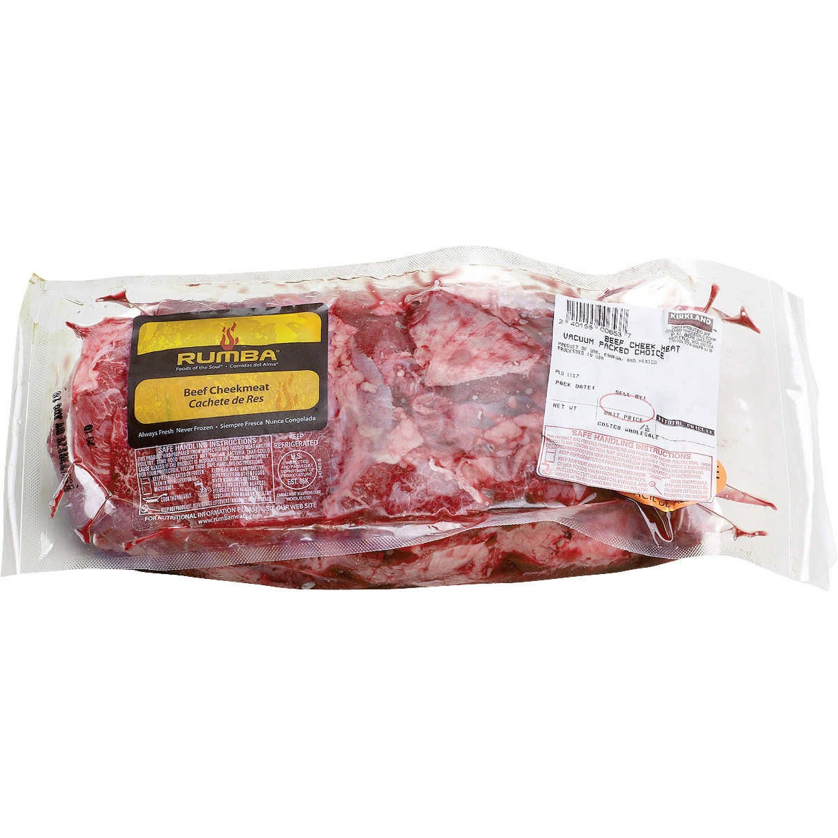 BEEF CHEEK MEAT PER LB