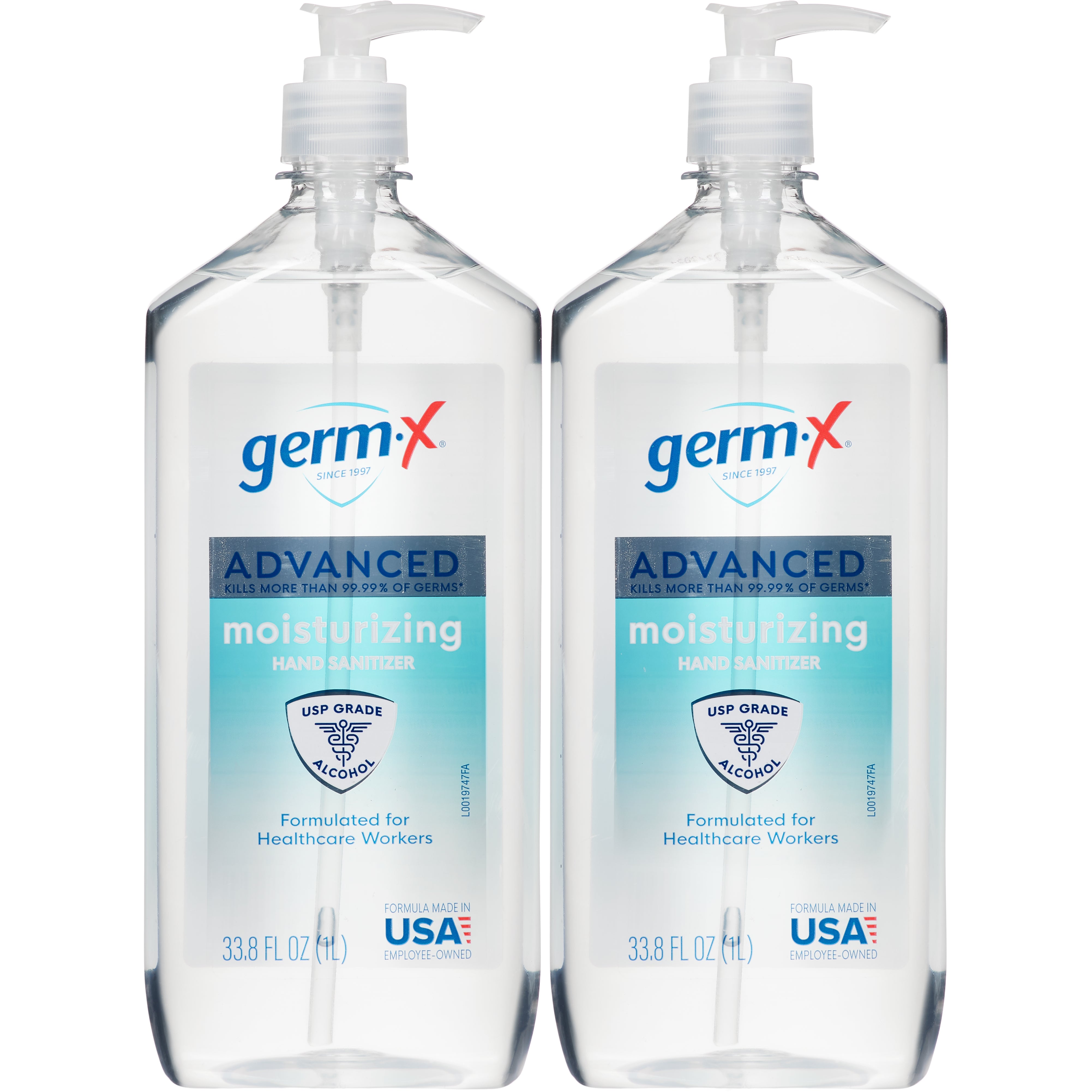 GERM-X HAND SANITIZER PUMP 2/1 LITER