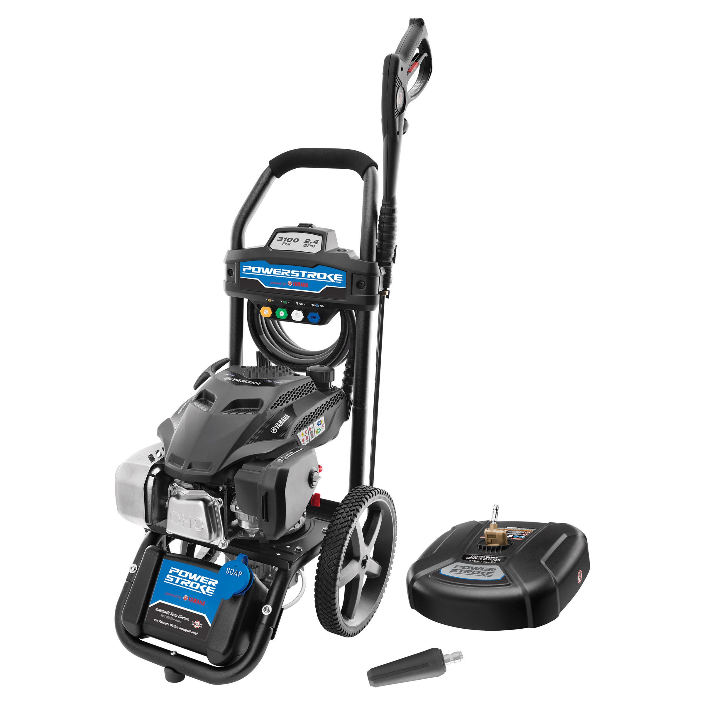 YAMAHA POWERED 3100PSI GAS PRESSURE WASHER