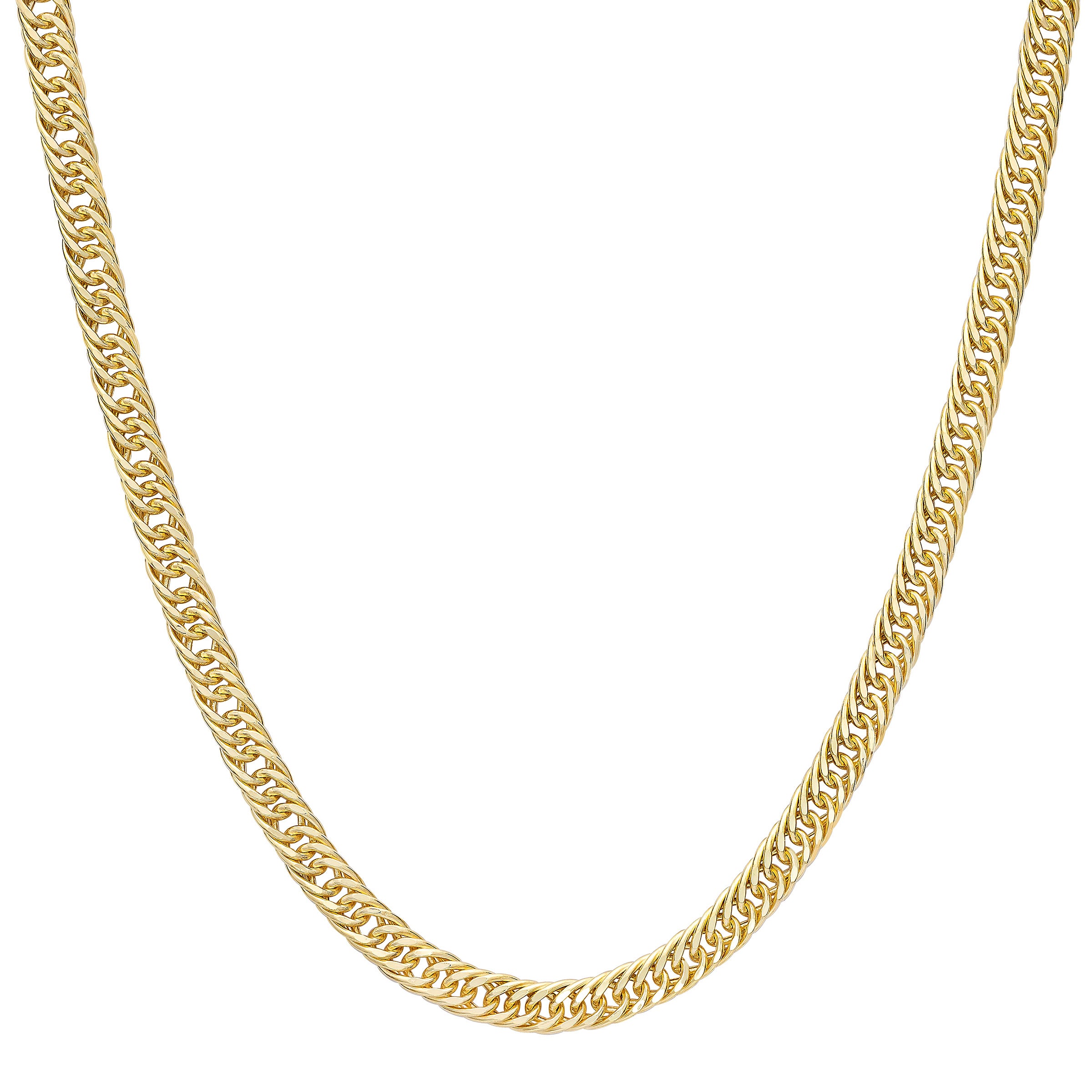 14KT YELLOW GOLD 18¨ MINI CURB LINK CHAIN MADE IN ITALY - Image 1