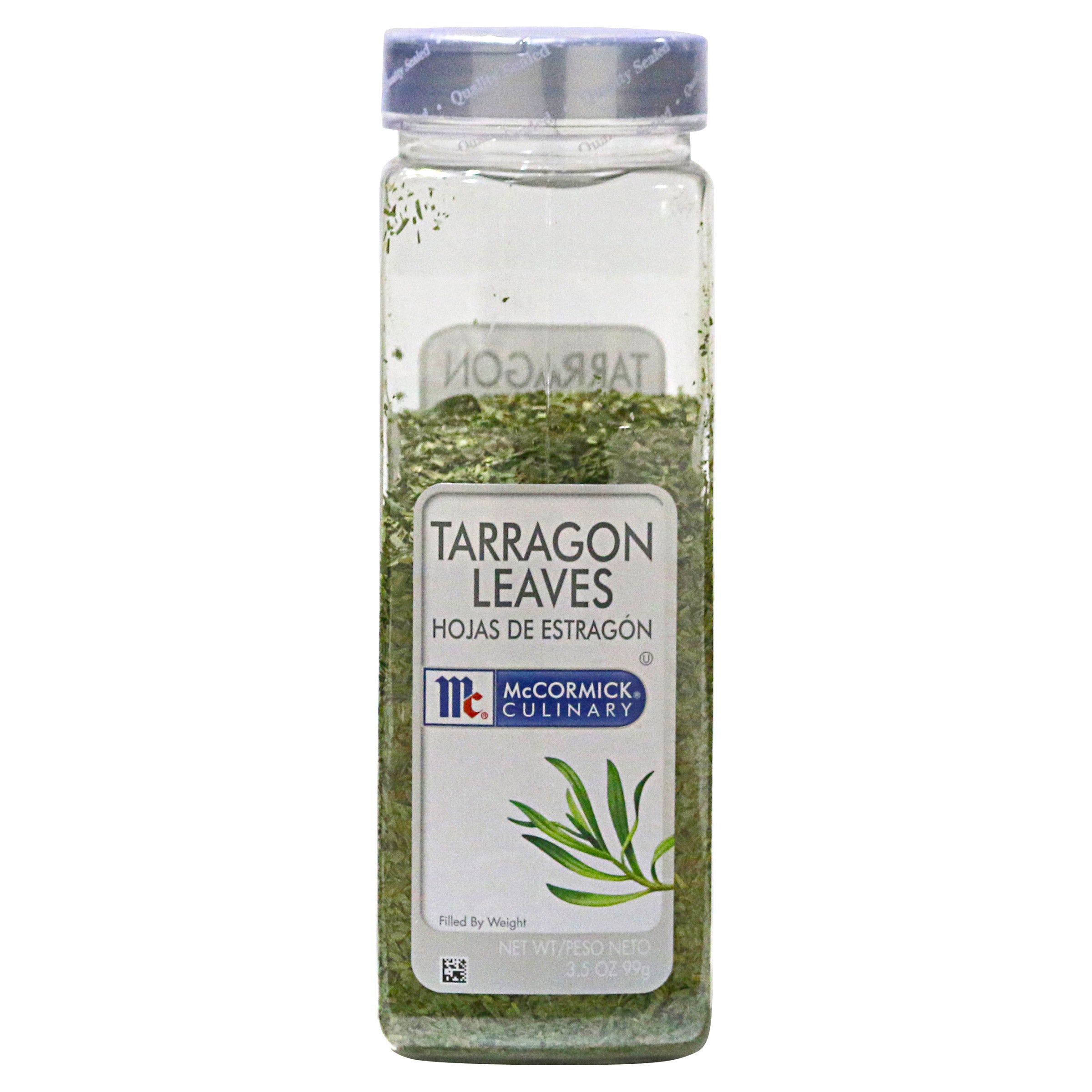 MCCORMICK TARRAGON LEAVES 3.5 OZ (.22 LBS)