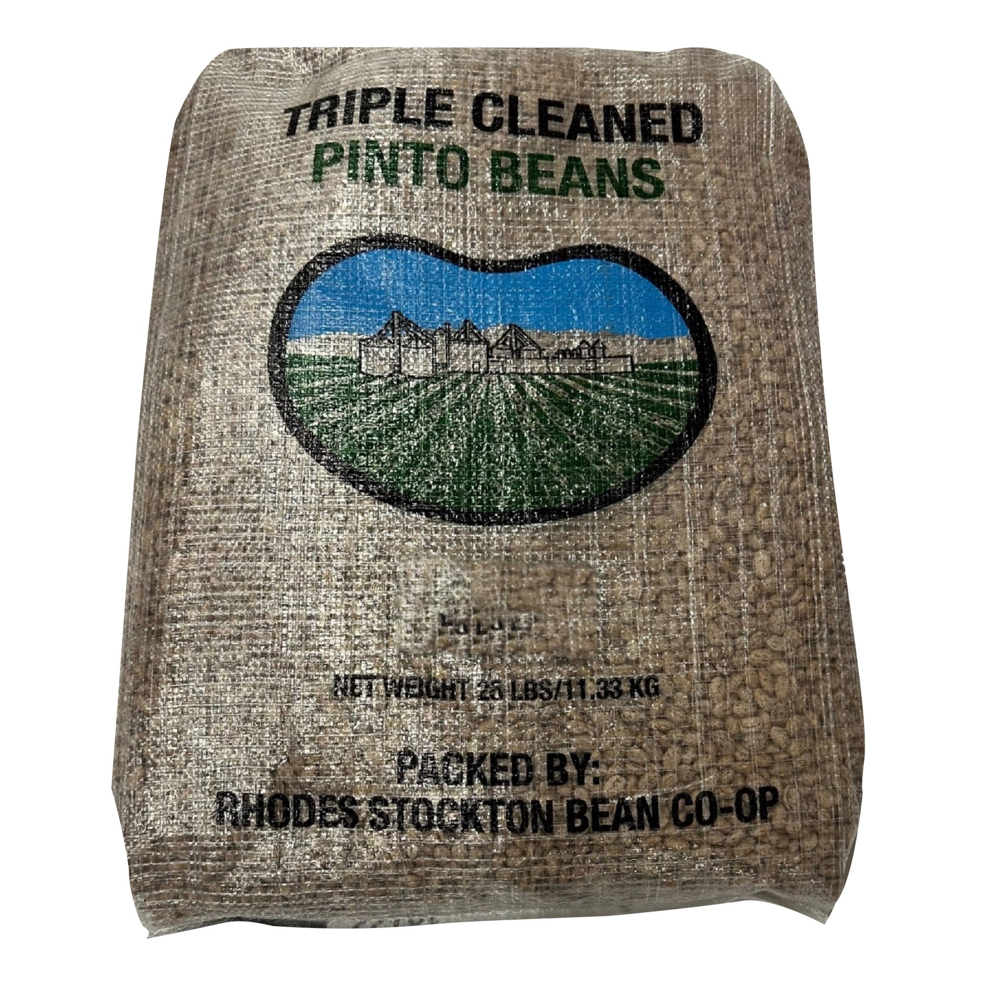 RHODES STOCKTON BEAN PINTO BEANS 25 POUNDS