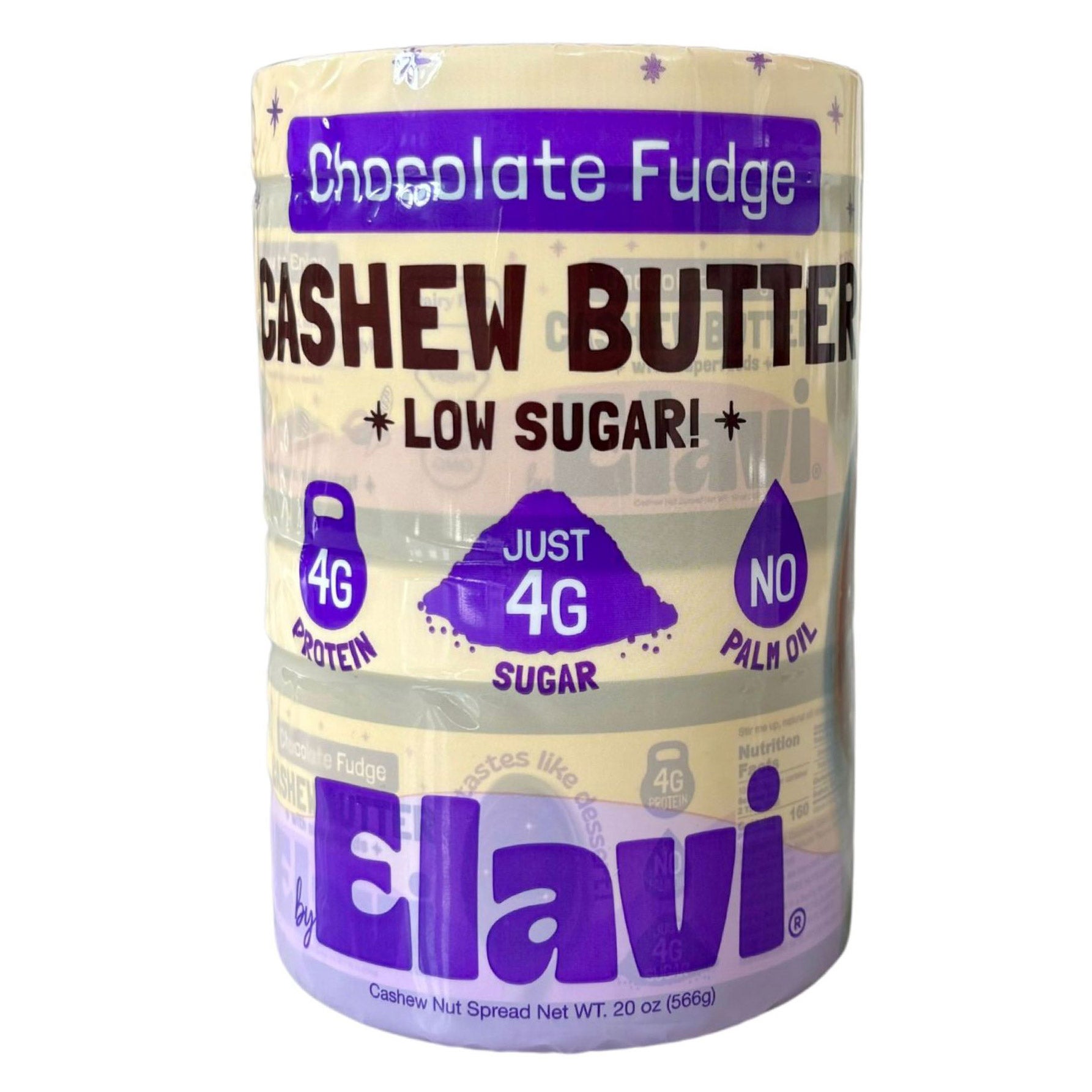 ELAVI CHOCLATE FUDGE CASHEW BUTTER 20 OZ - Image 1
