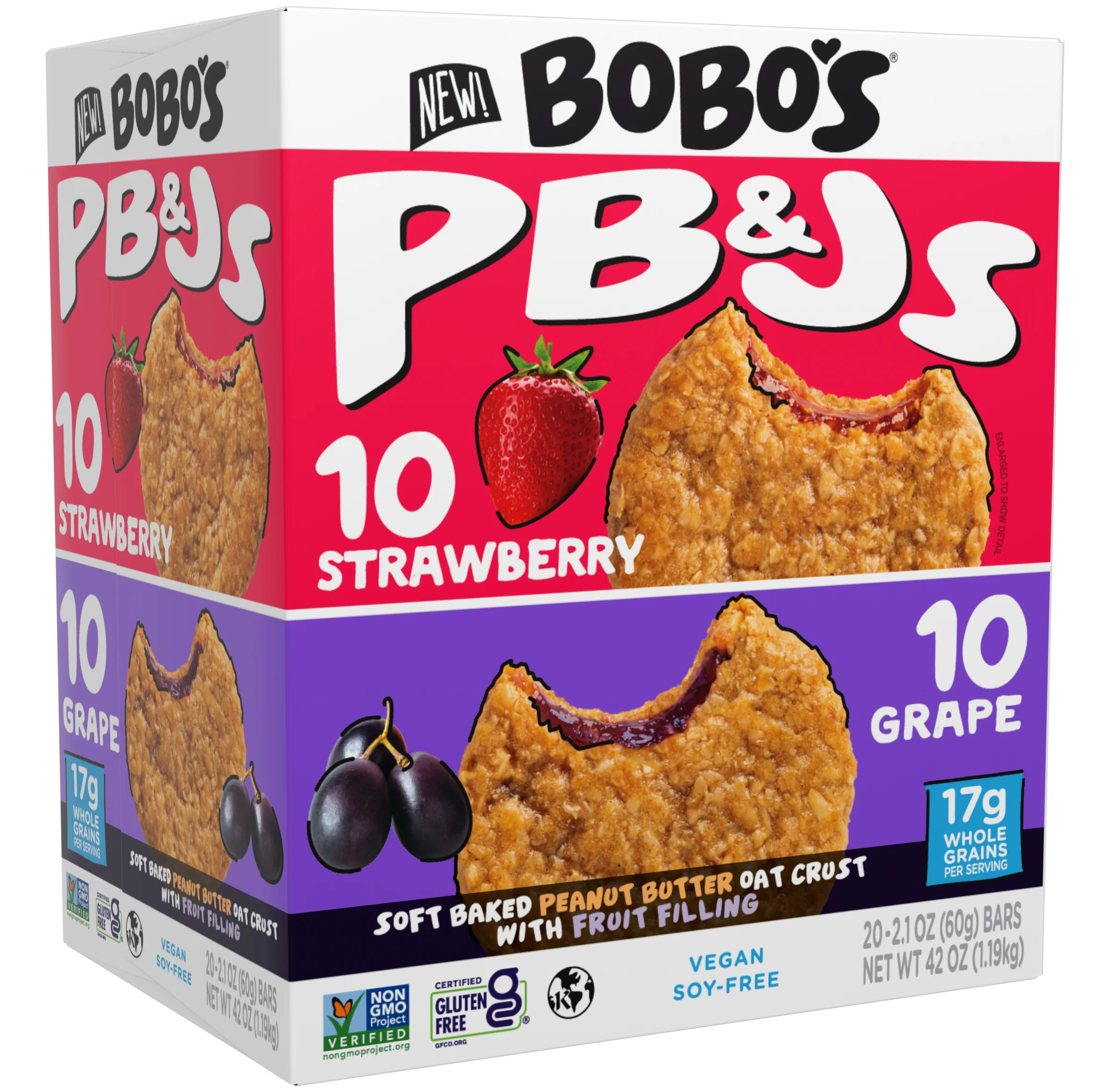 BOBO'S PB&J 20/2.1OZ (2.6 LBS)