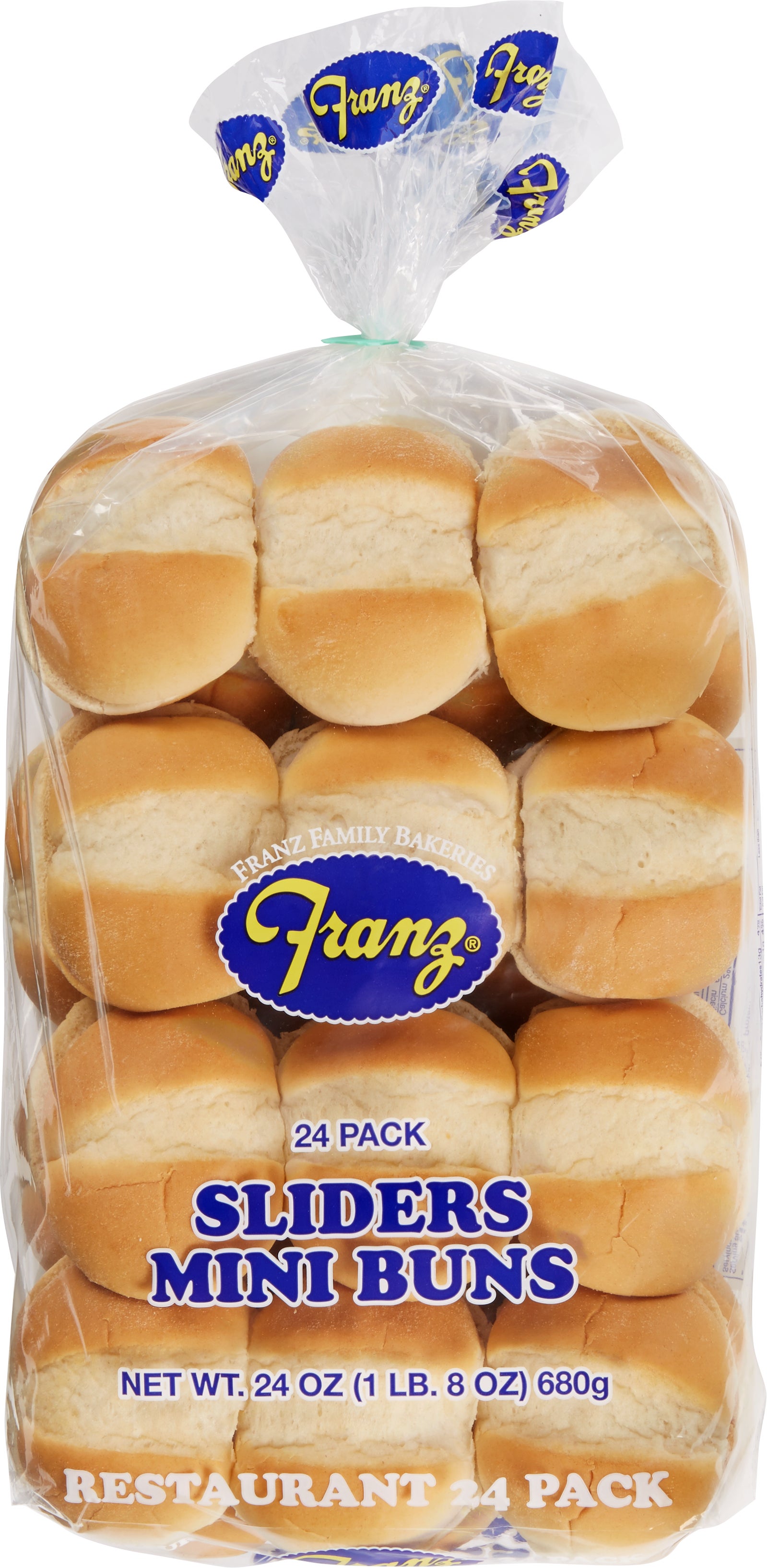 FRANZ MINI SLIDER BUN 24 CT