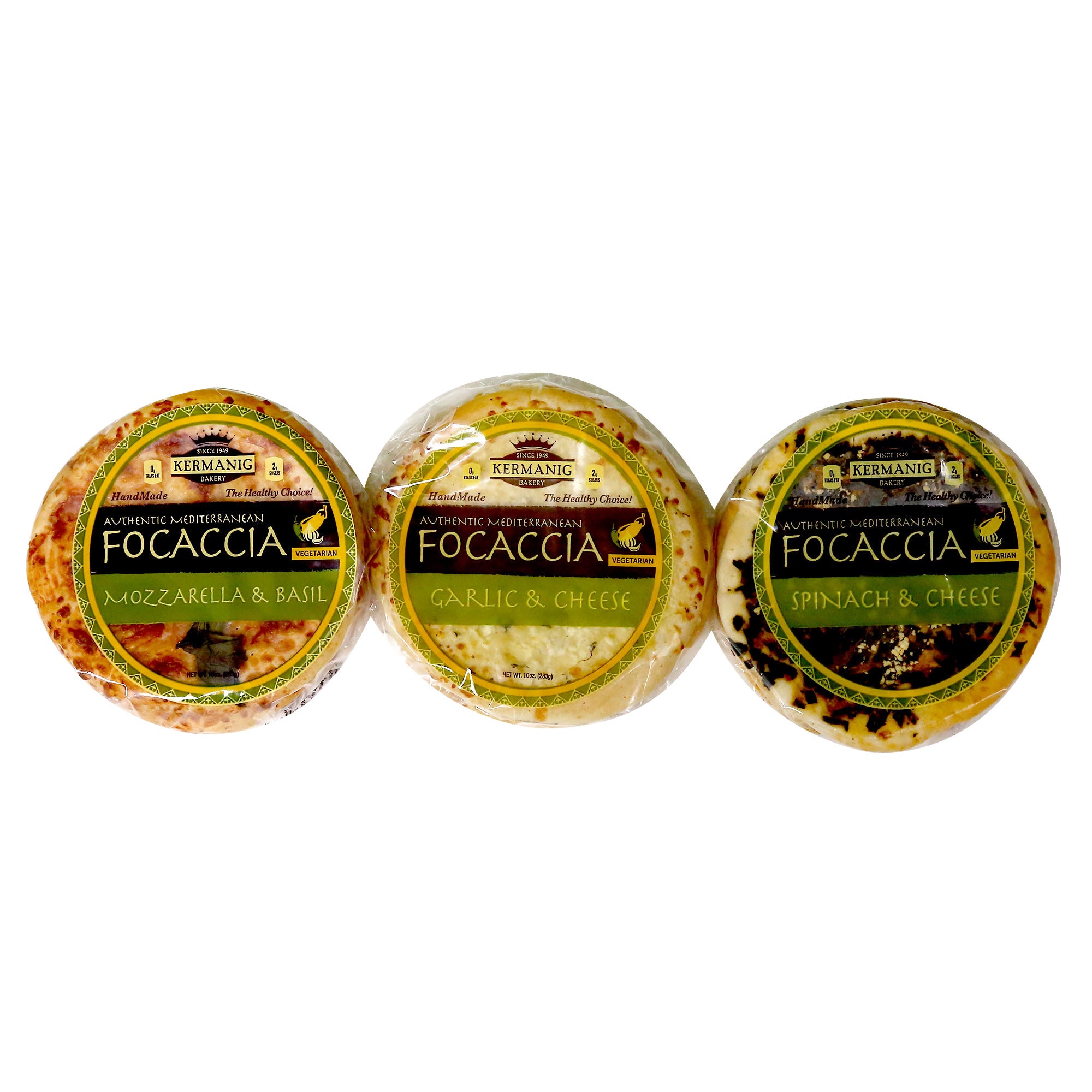 KERMANIG MEDITERRANEAN FOCACCIA PICK ANY THREE VARIETY