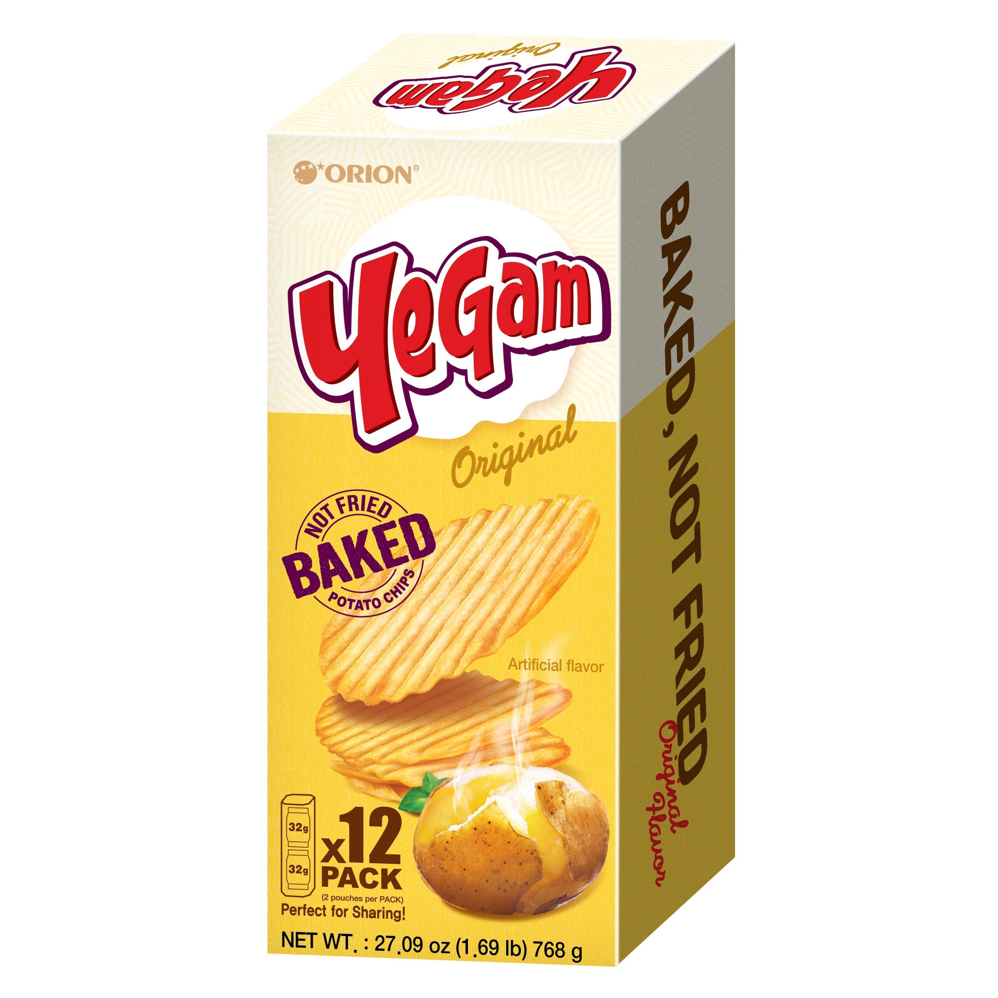 ORION BAKED YEGAM 12 PACK 2.26 OUNCES EA
