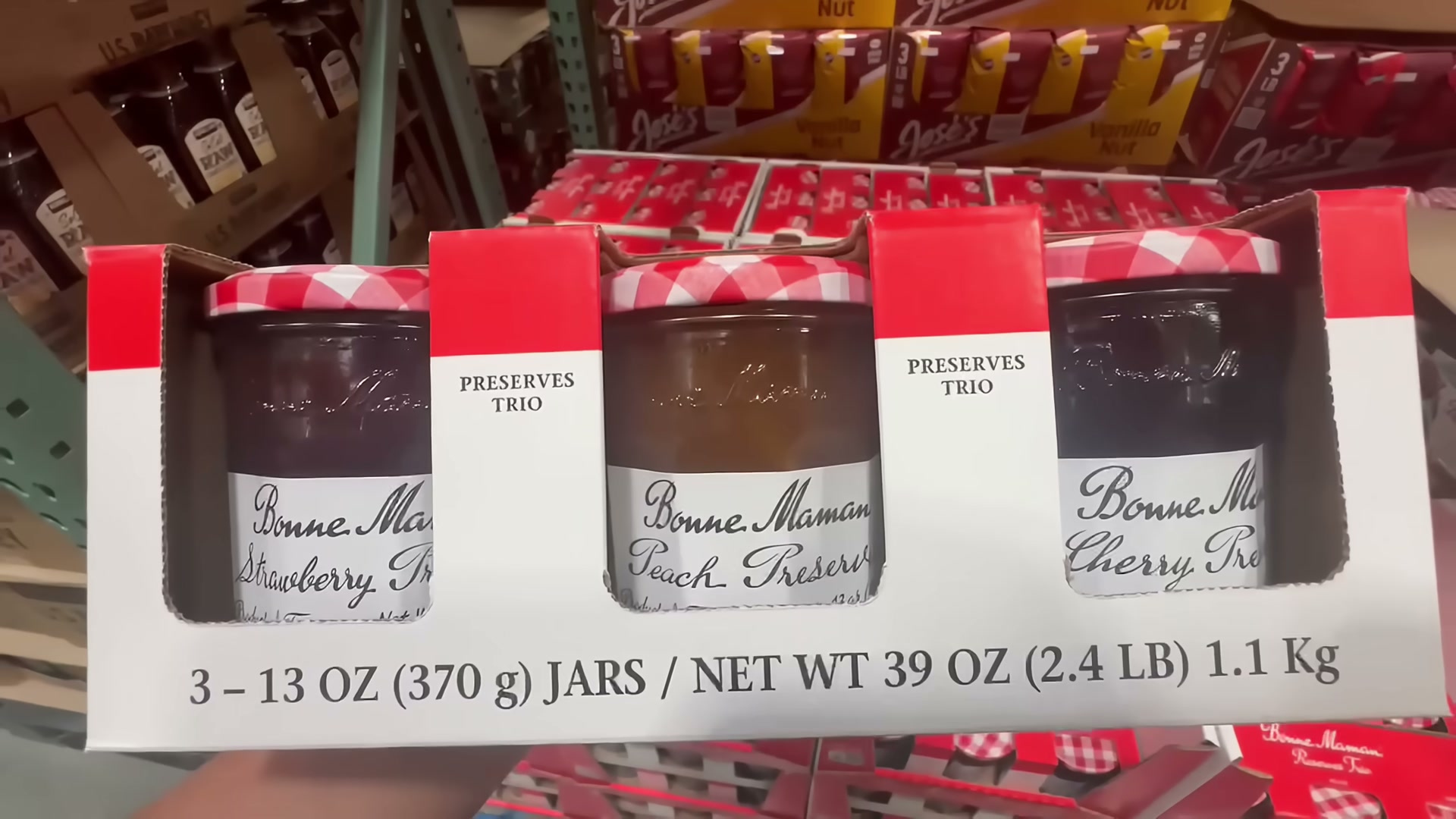 3児maman Bonne Maman Preserve Trio Variety, 3 / 13 Ounce Jars (#1766411