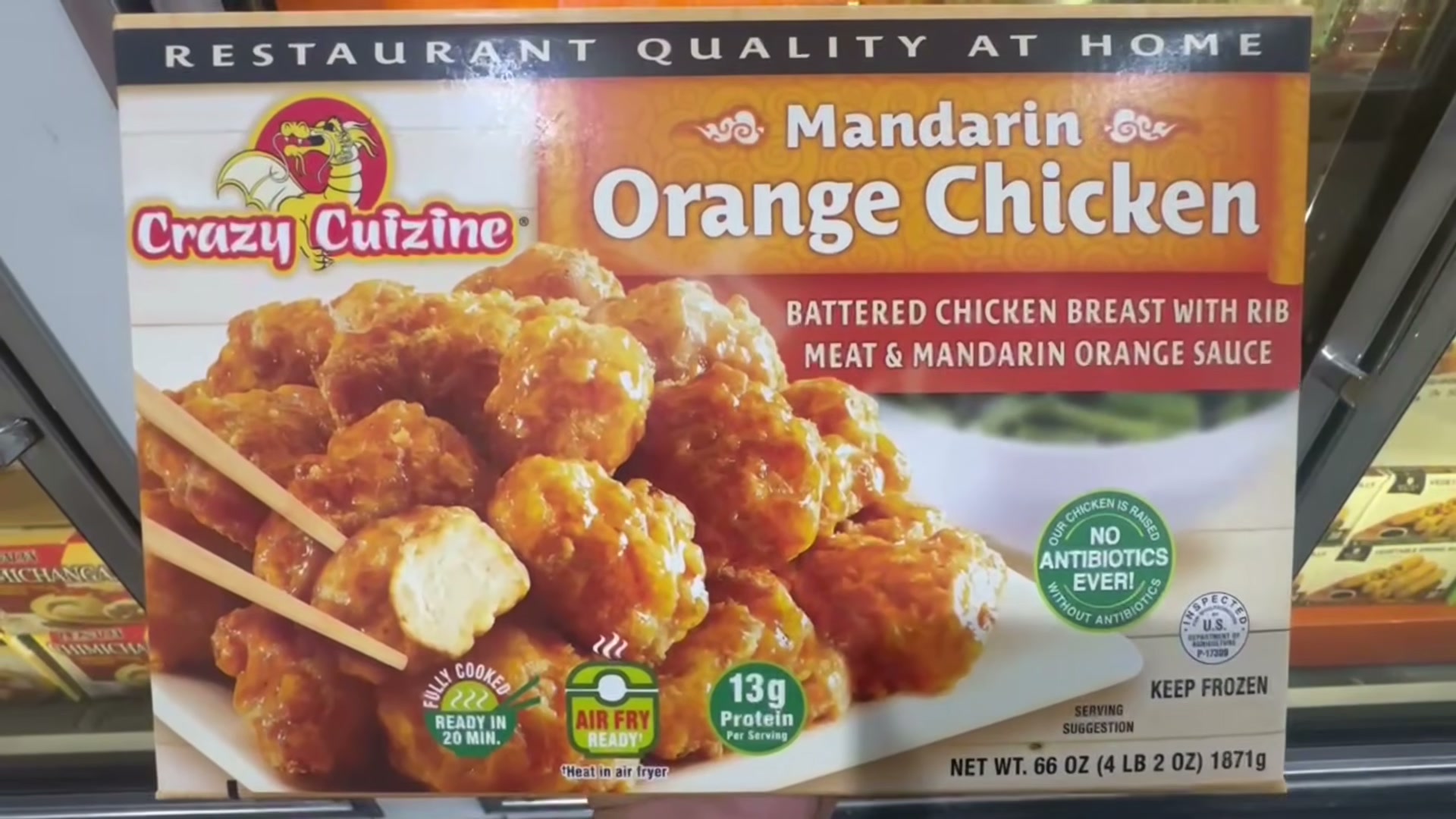 Crazy Cuizine Mandarin Orange Chicken 66 oz (#1143205) - $12.69
