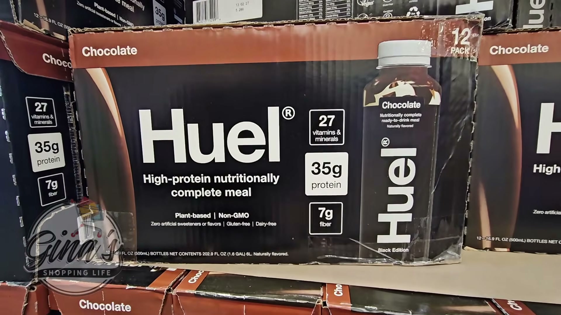 Huel Black Edition High-Protein Chocolate Meal Replacement Drink