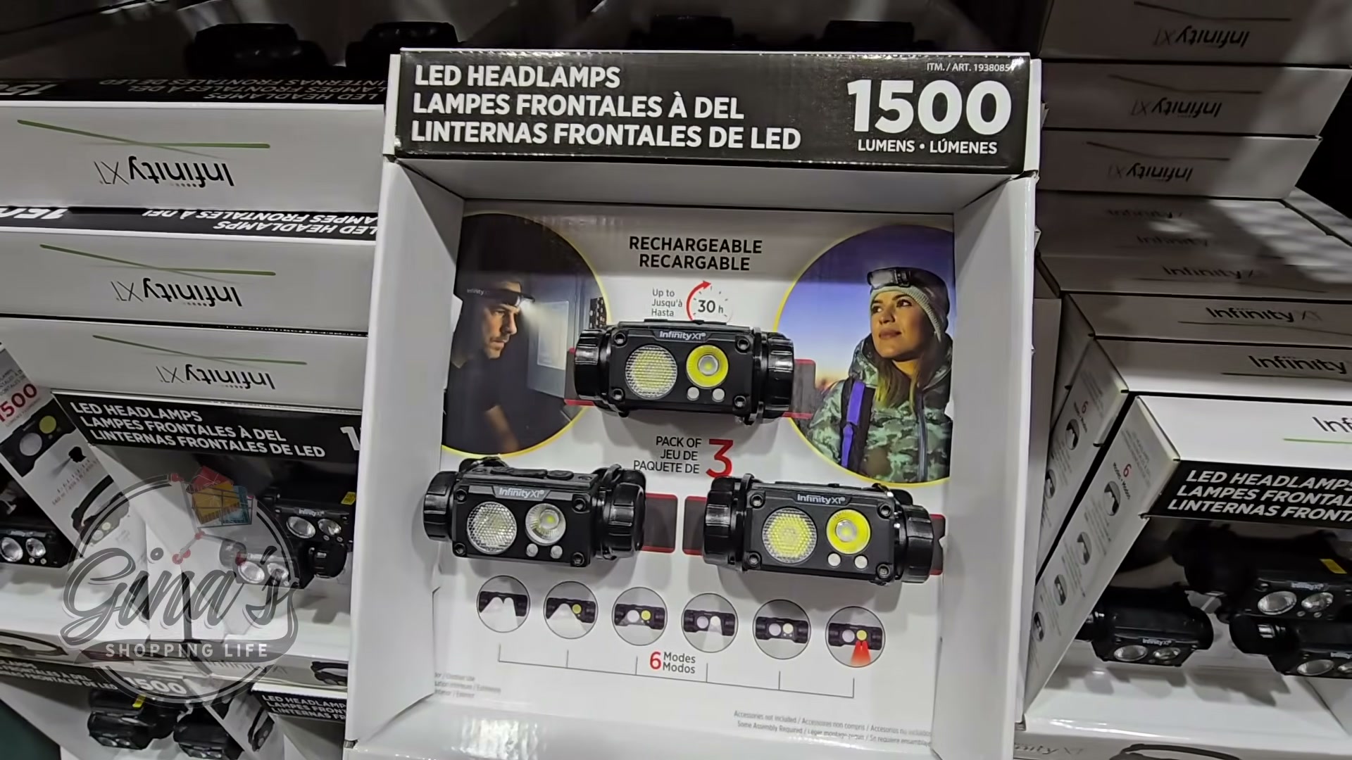 Infinity X1 Rechargeable Headlamps 1500L 3 Pack (#1938085) - $9.97 ...